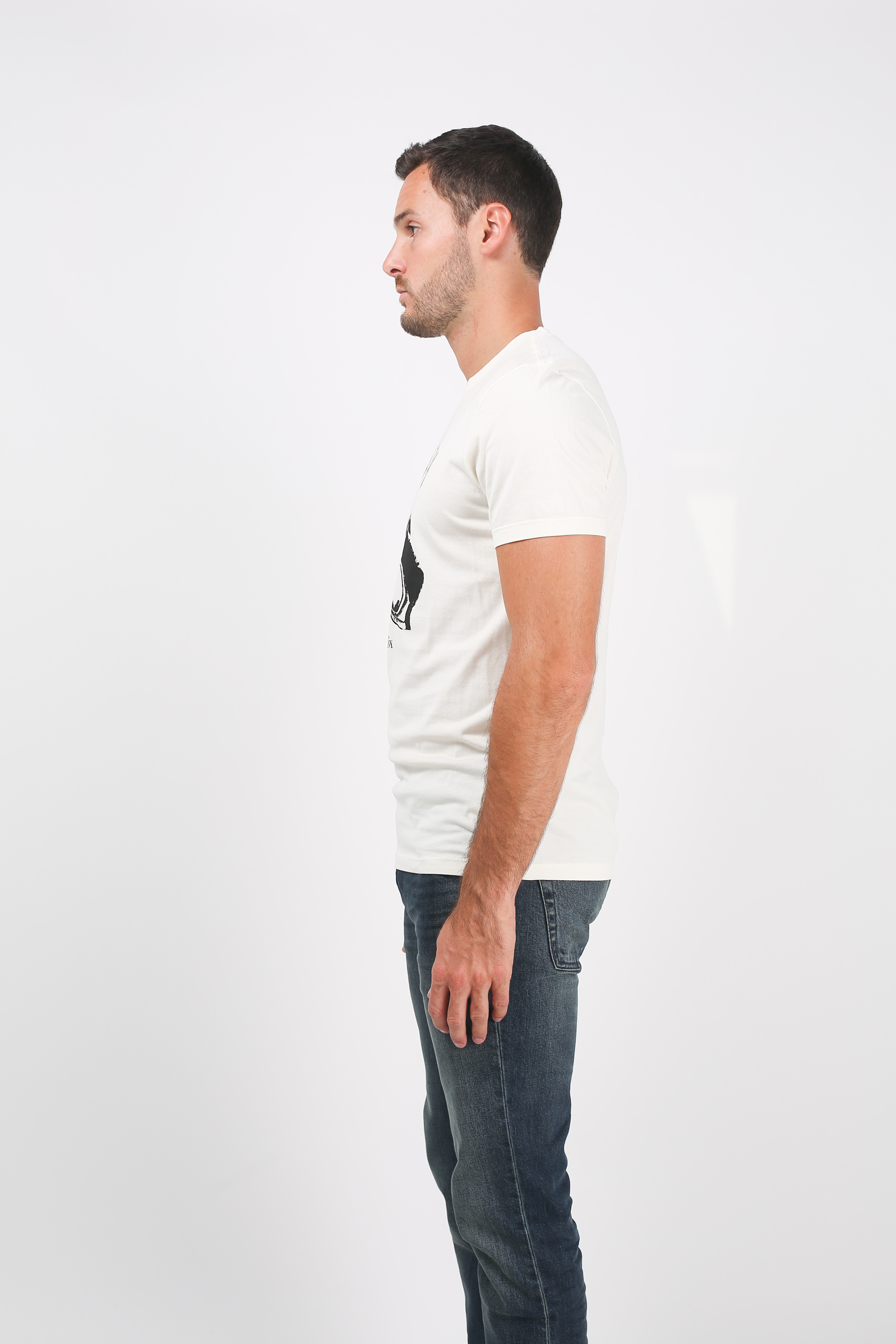 T-SHIRT C.P. COMPANY BLANC S231A 0444G-103