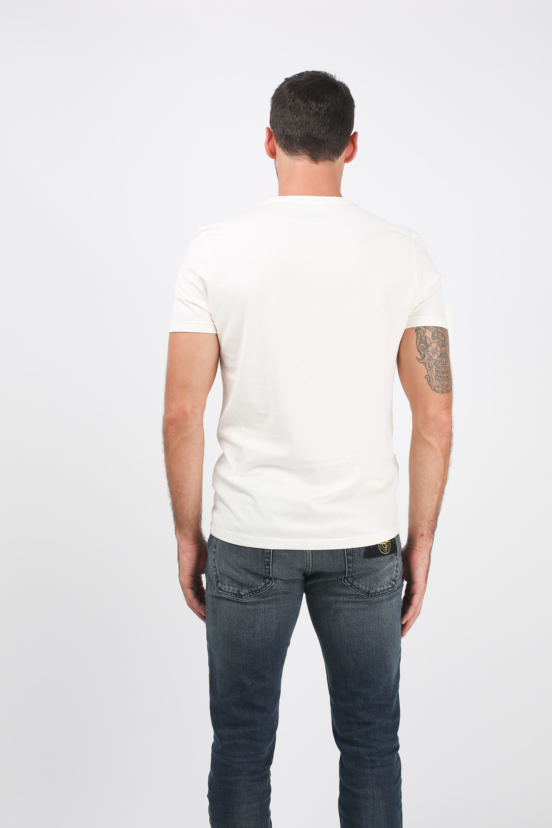 T-SHIRT C.P. COMPANY BLANC S231A 0444G-103