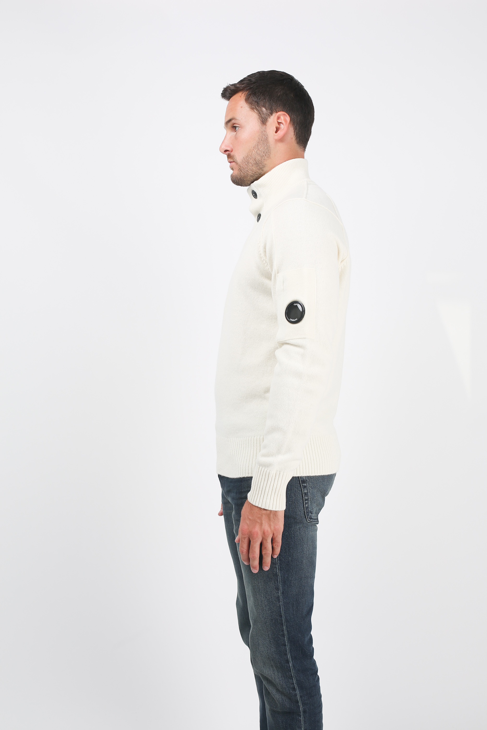 PULL C.P. COMPANY BLANC N060A5107A-103