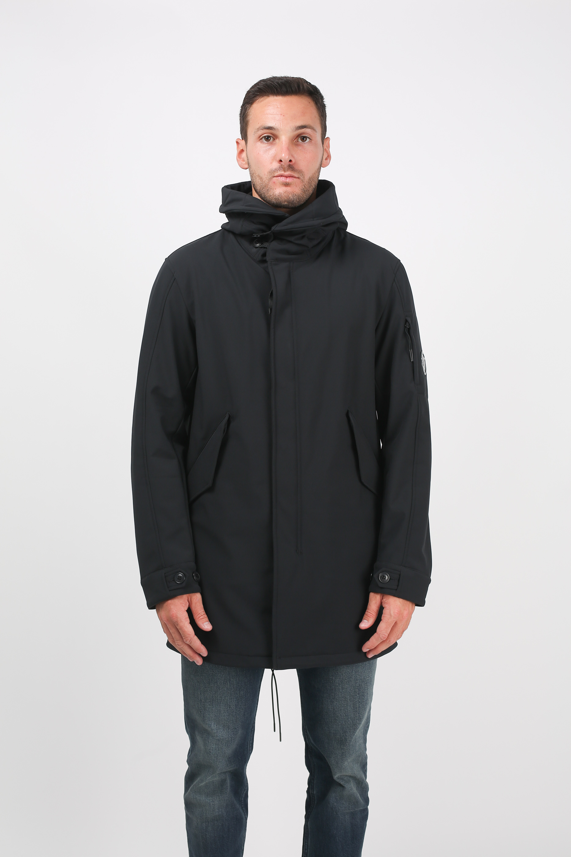 MANTEAU C.P. COMPANY NOIR W008A 5242A-392