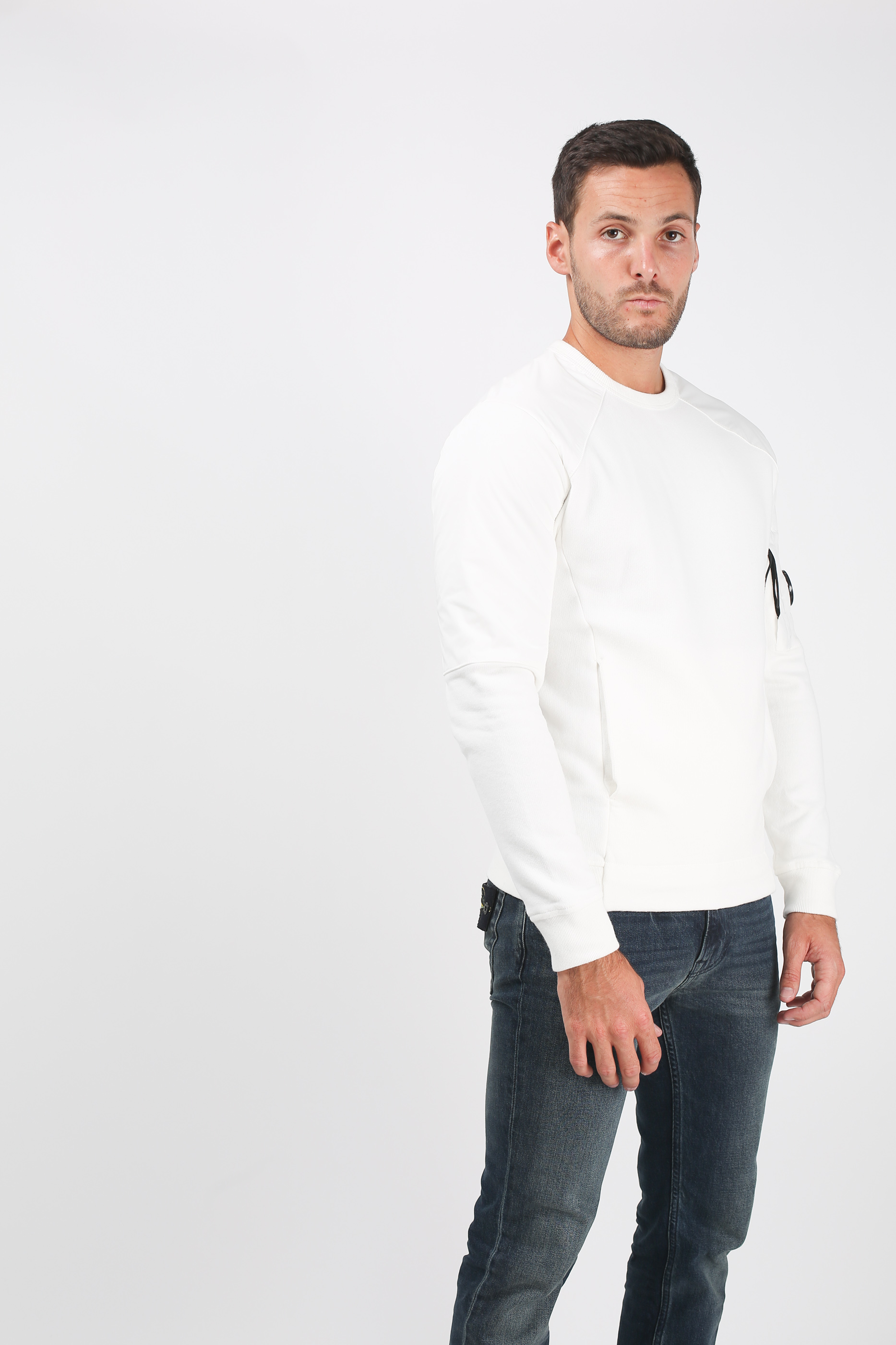 SWEAT C.P. COMPANY BLANC S164A 5283M-103