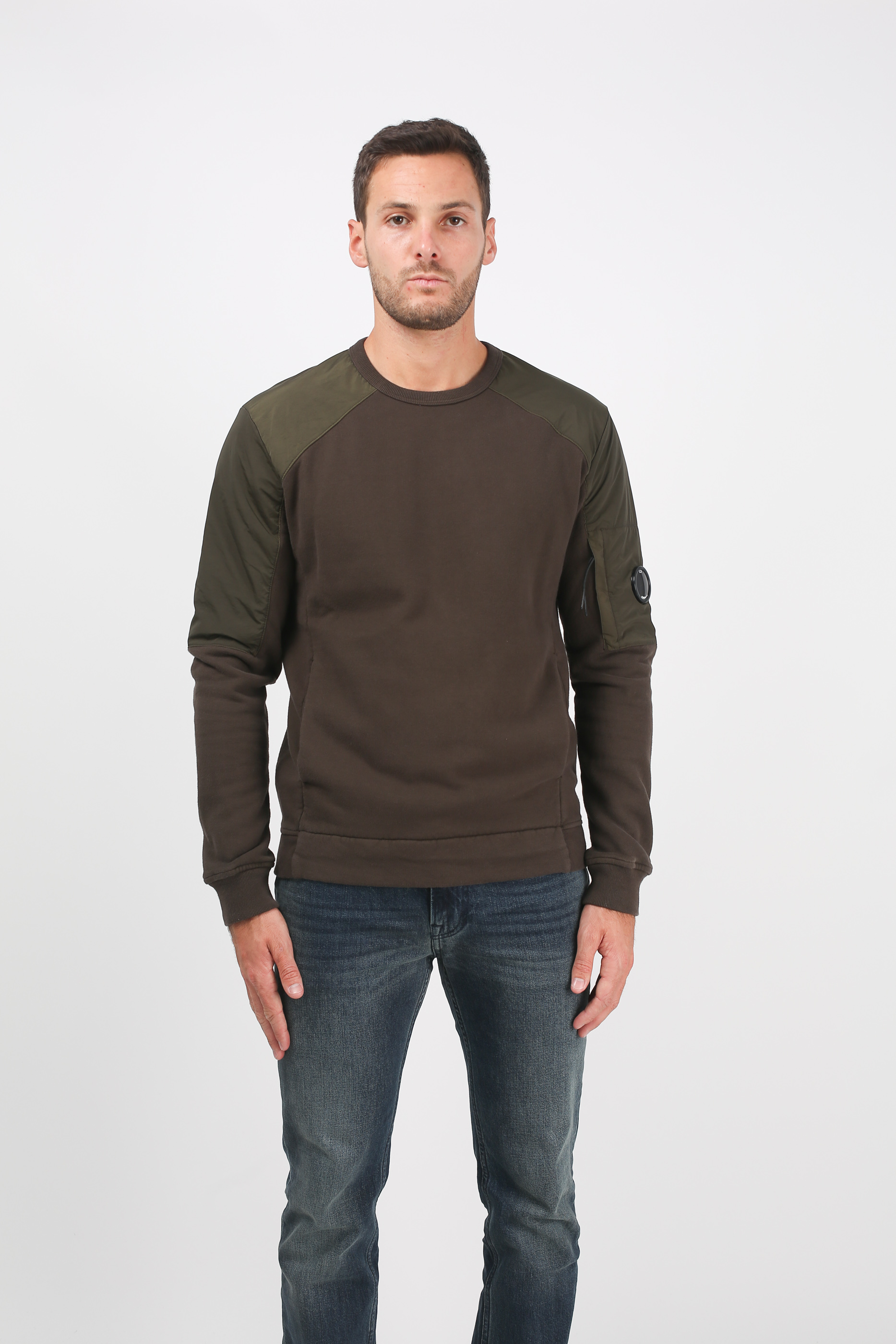 SWEAT C.P. COMPANY KAKI S164A 5283M-922