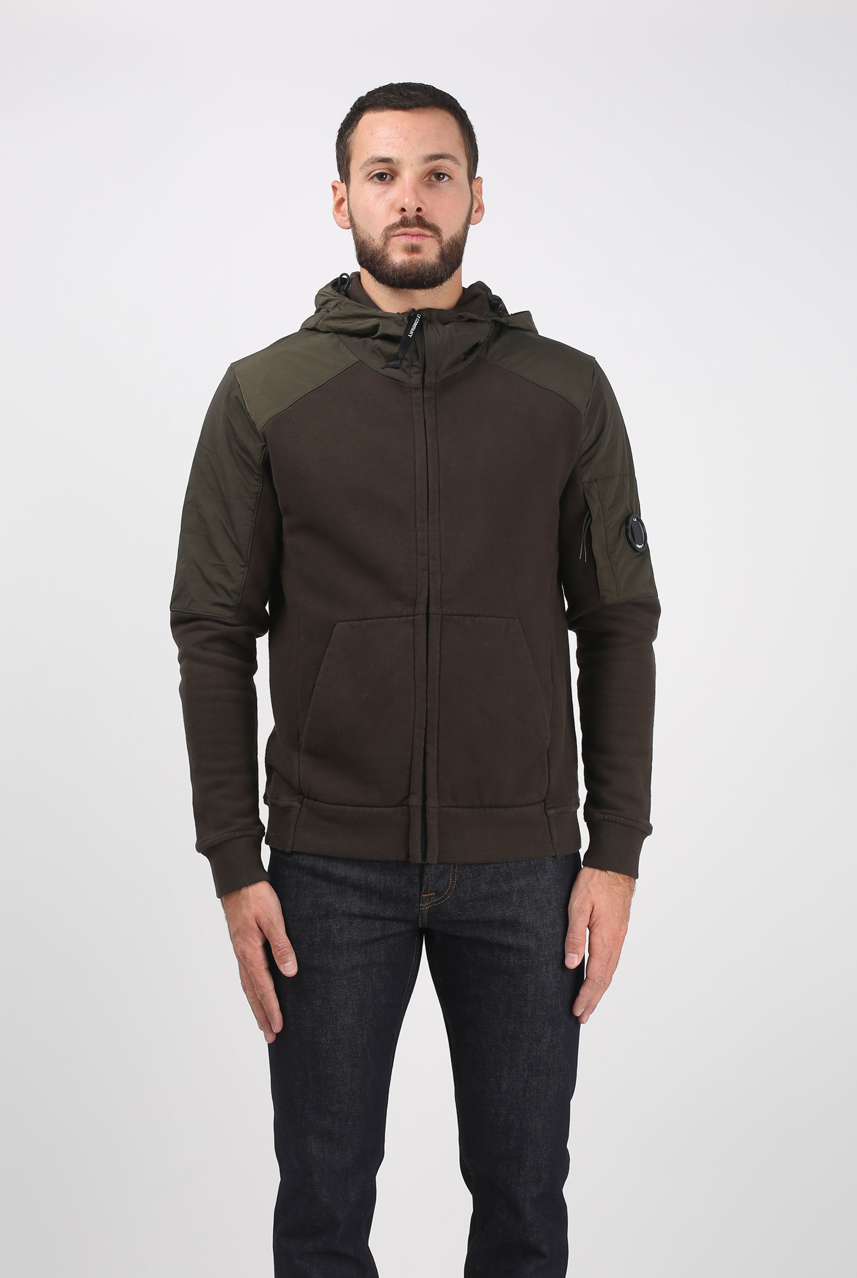 GILET C.P. COMPANY KAKI S165A 5283M-922