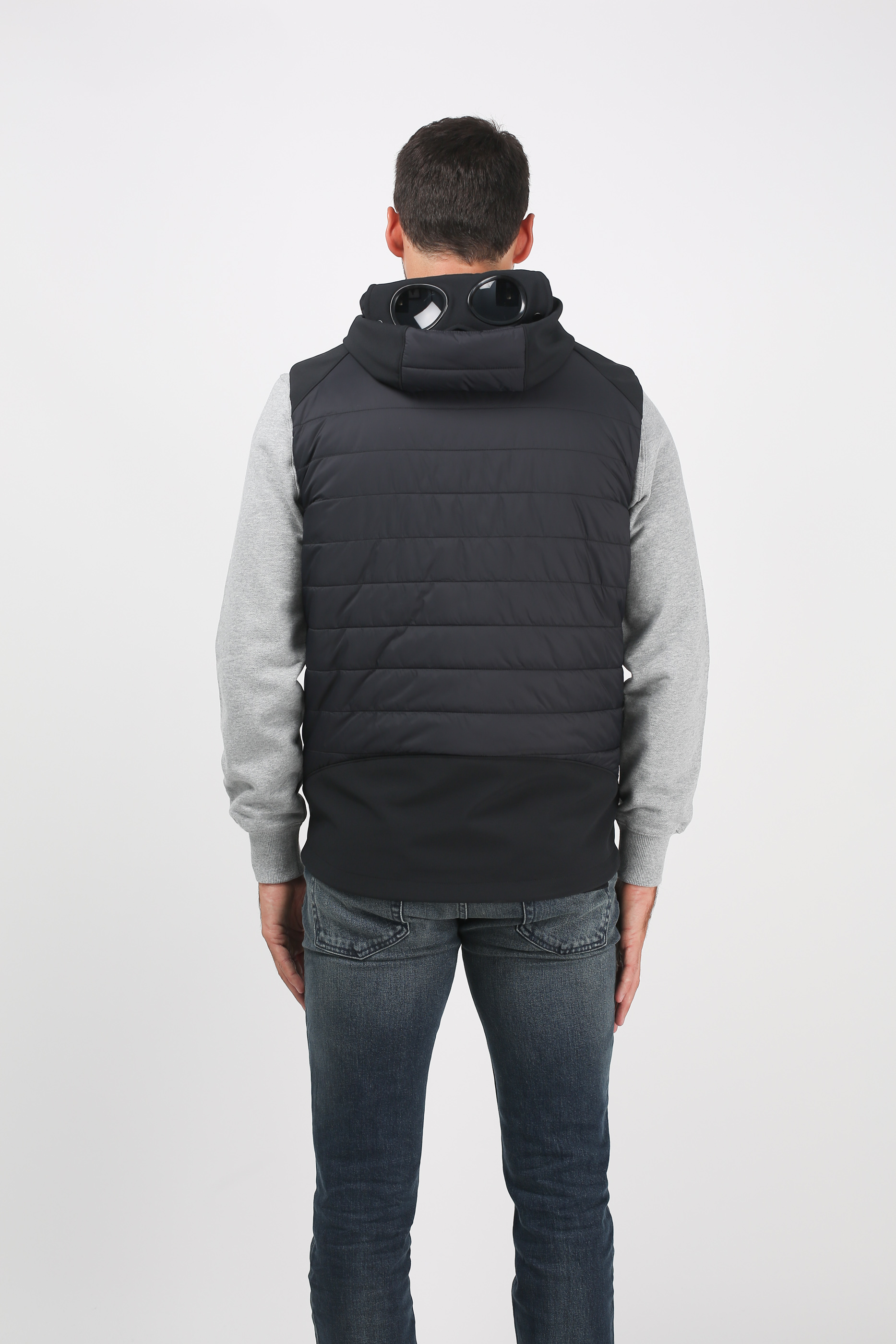 DOUDOUNE SANS MANCHE C.P. COMPANY NOIR W010A 5242M-392