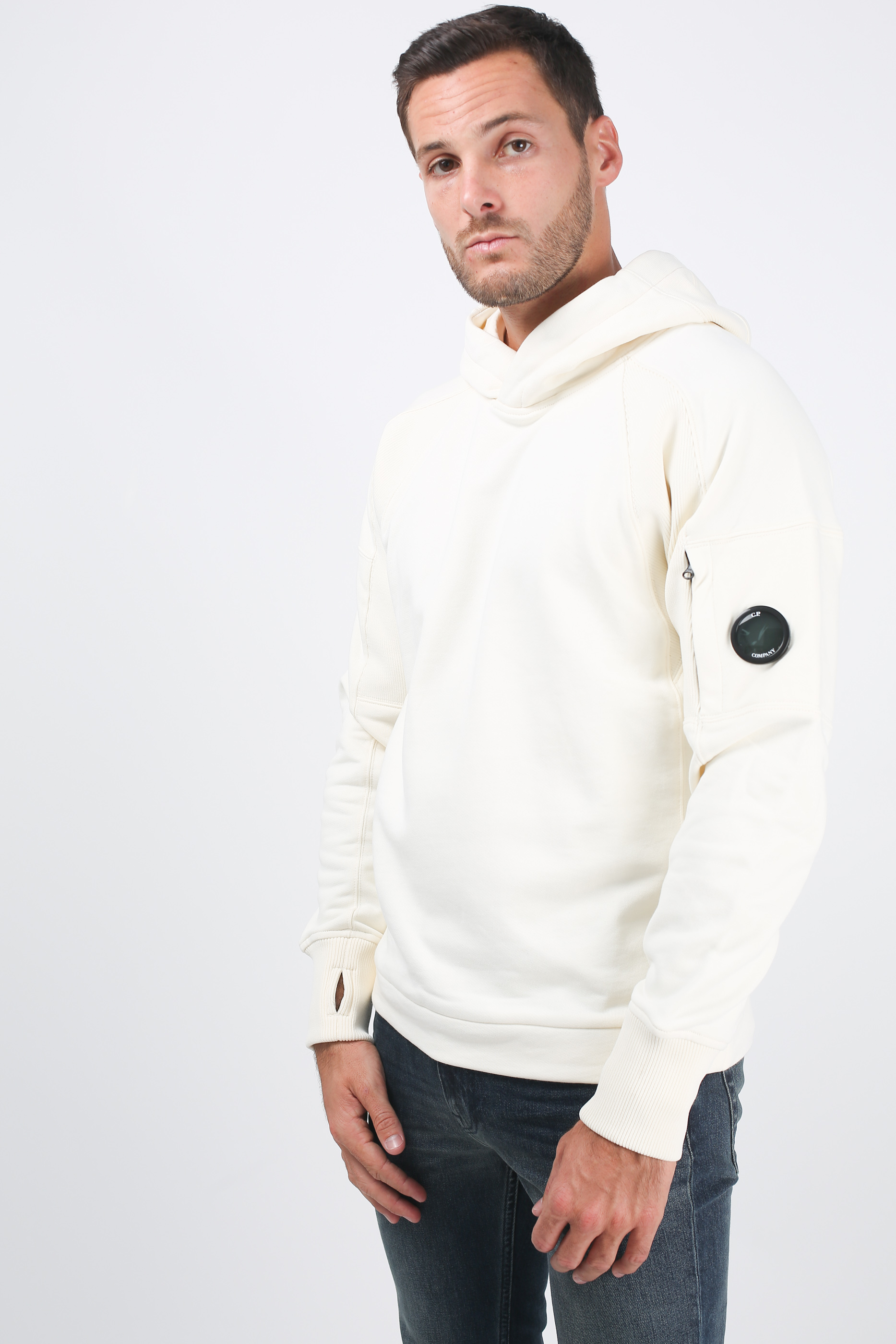 SWEAT C.P. COMPANY BLANC S047A 5086W-103