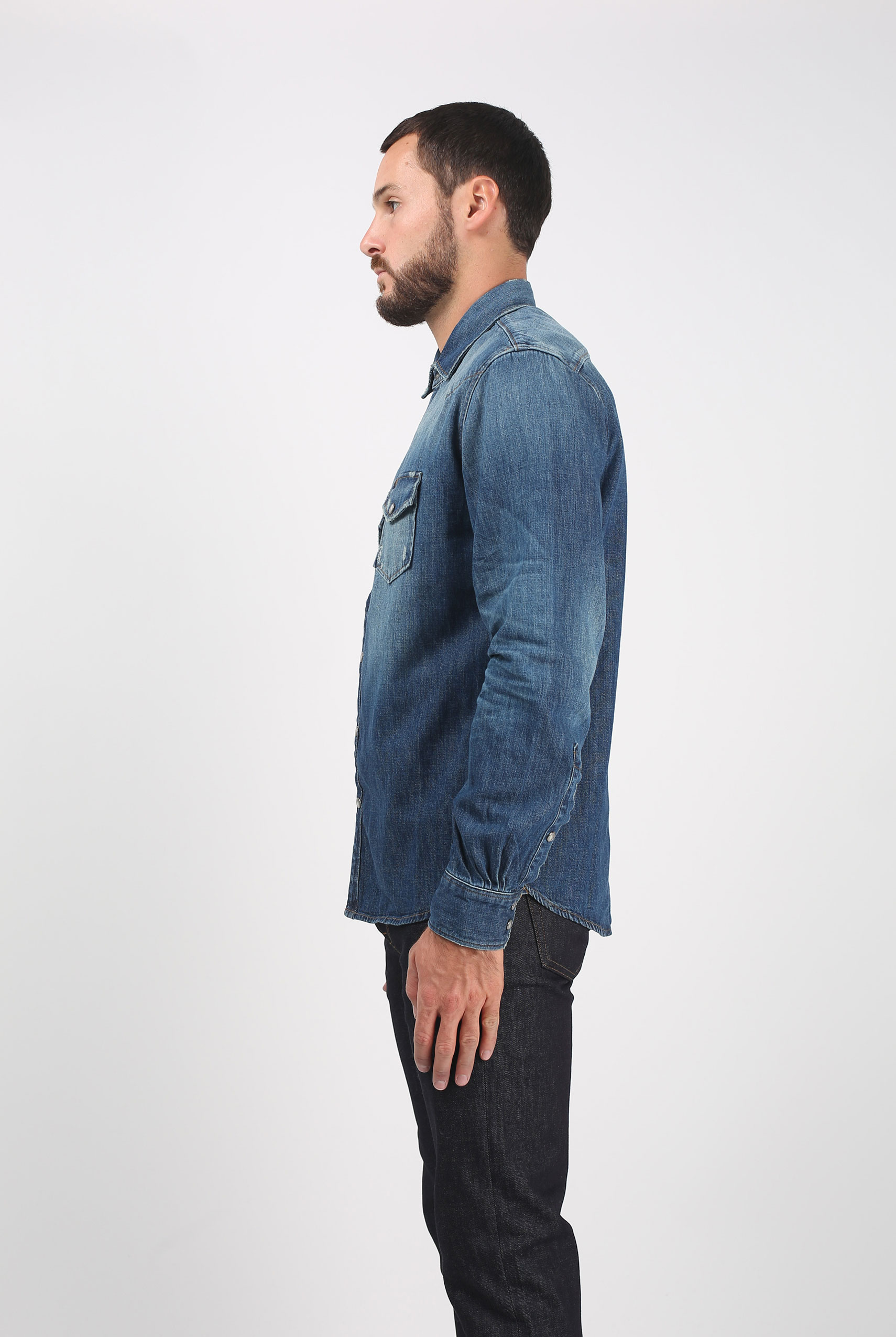CHEMISE SEVEN EN JEAN S63M3800-DZ