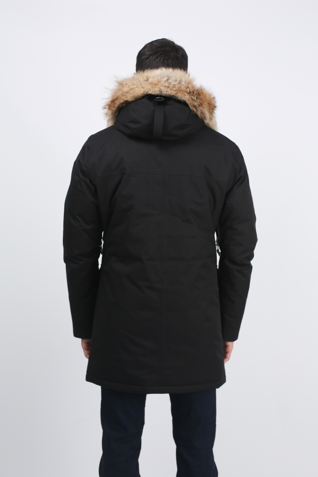 PARKA NOBIS NOIR CROSSHATCH-BLACK