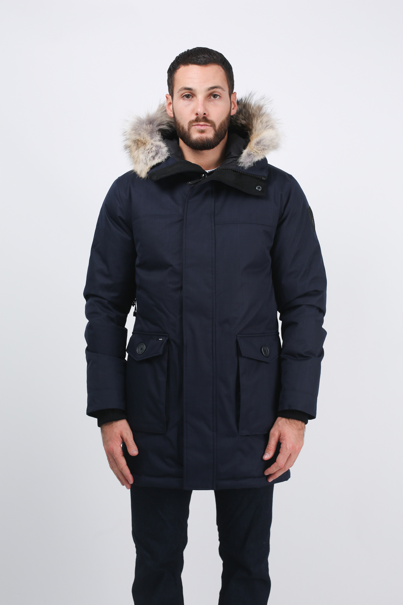 PARKA  NOBIS MARINE CROSSHATCH-NAVY
