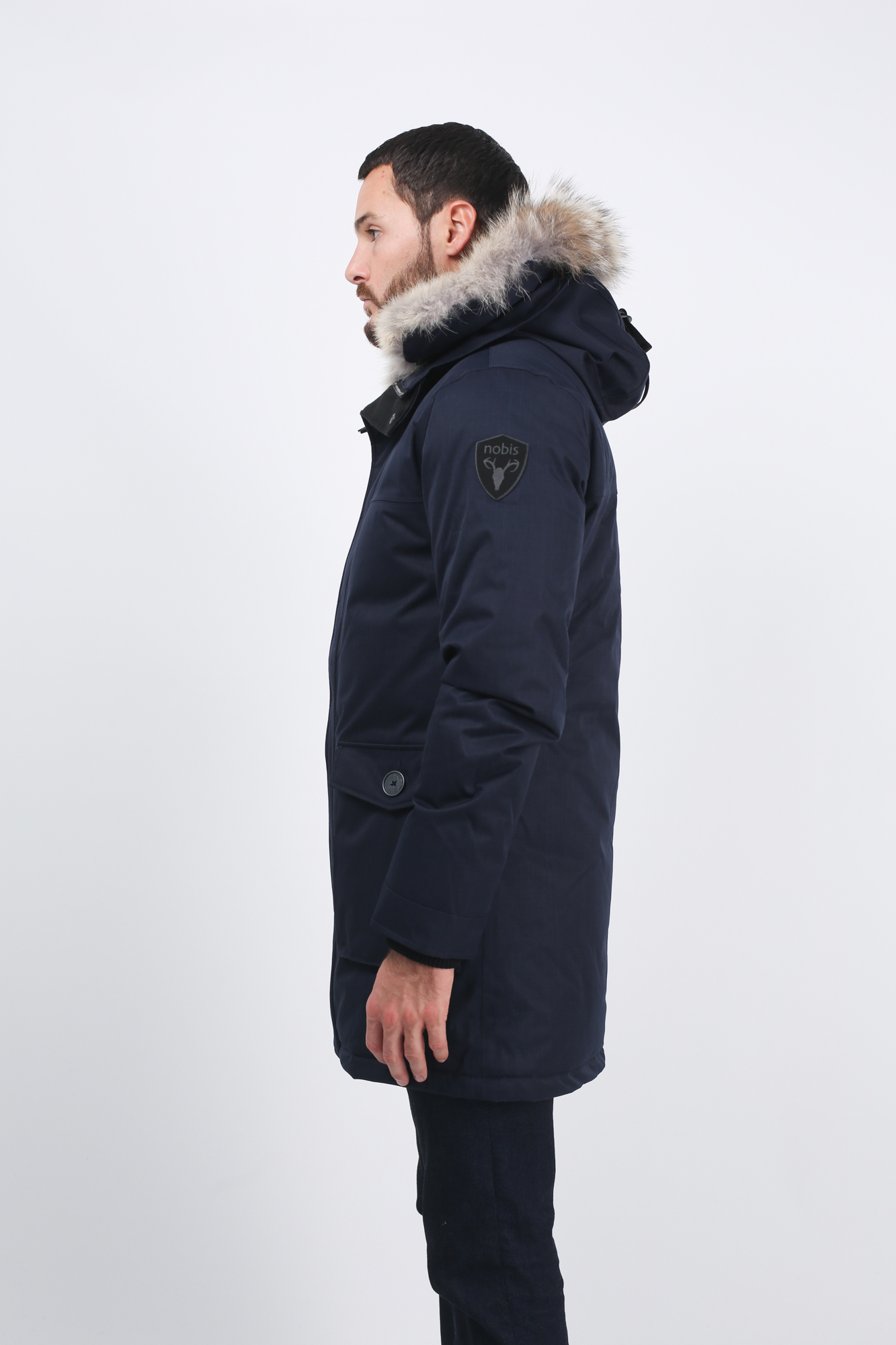 PARKA  NOBIS MARINE CROSSHATCH-NAVY