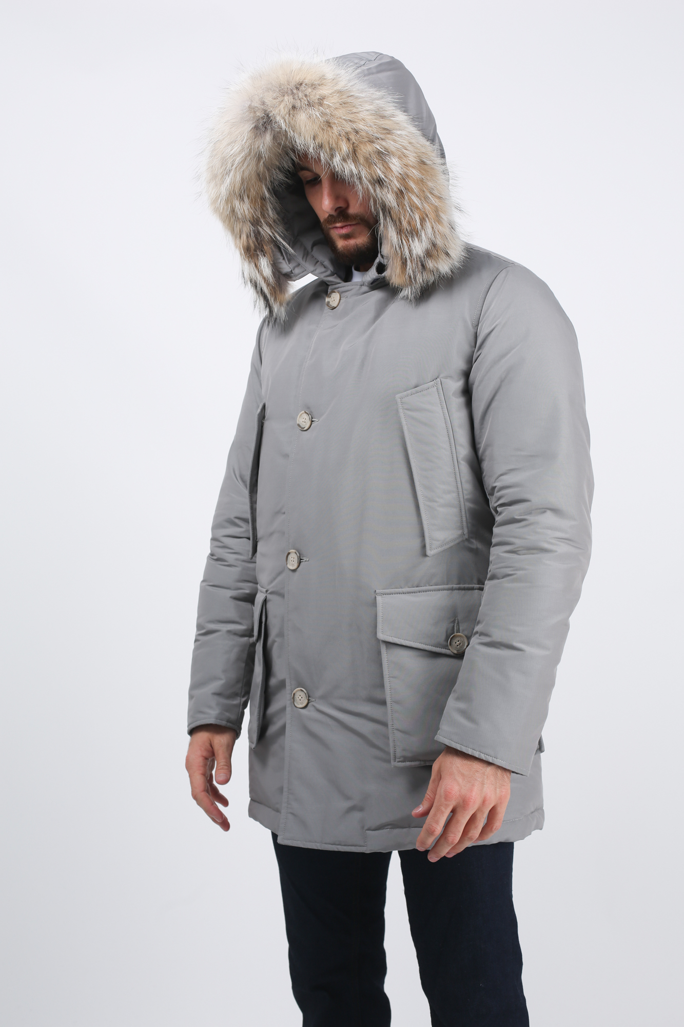 PARKA WOOLRICH GRISE WOCPS1674-SGY