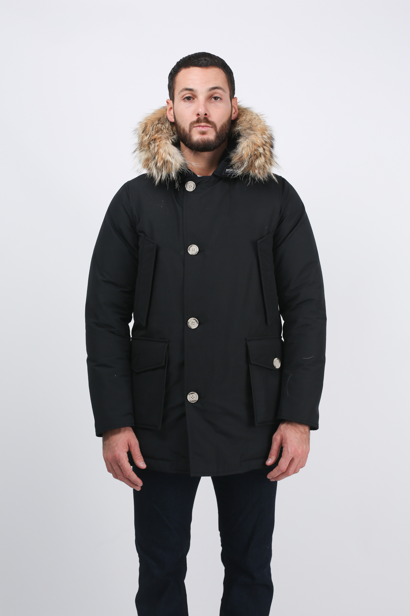 PARKA WOOLRICH NOIR WOCPS1674-NBL