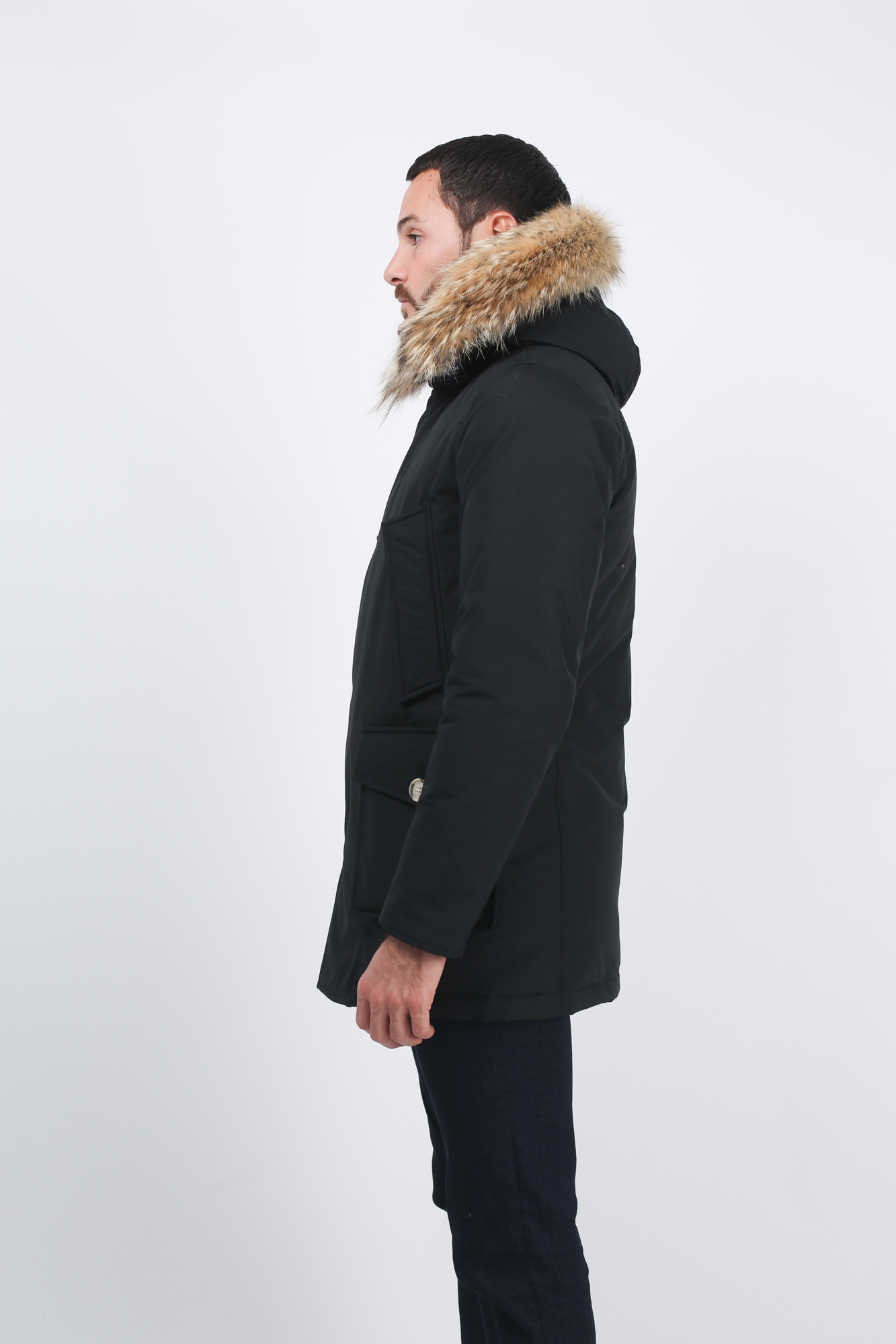 PARKA WOOLRICH NOIR WOCPS1674-NBL