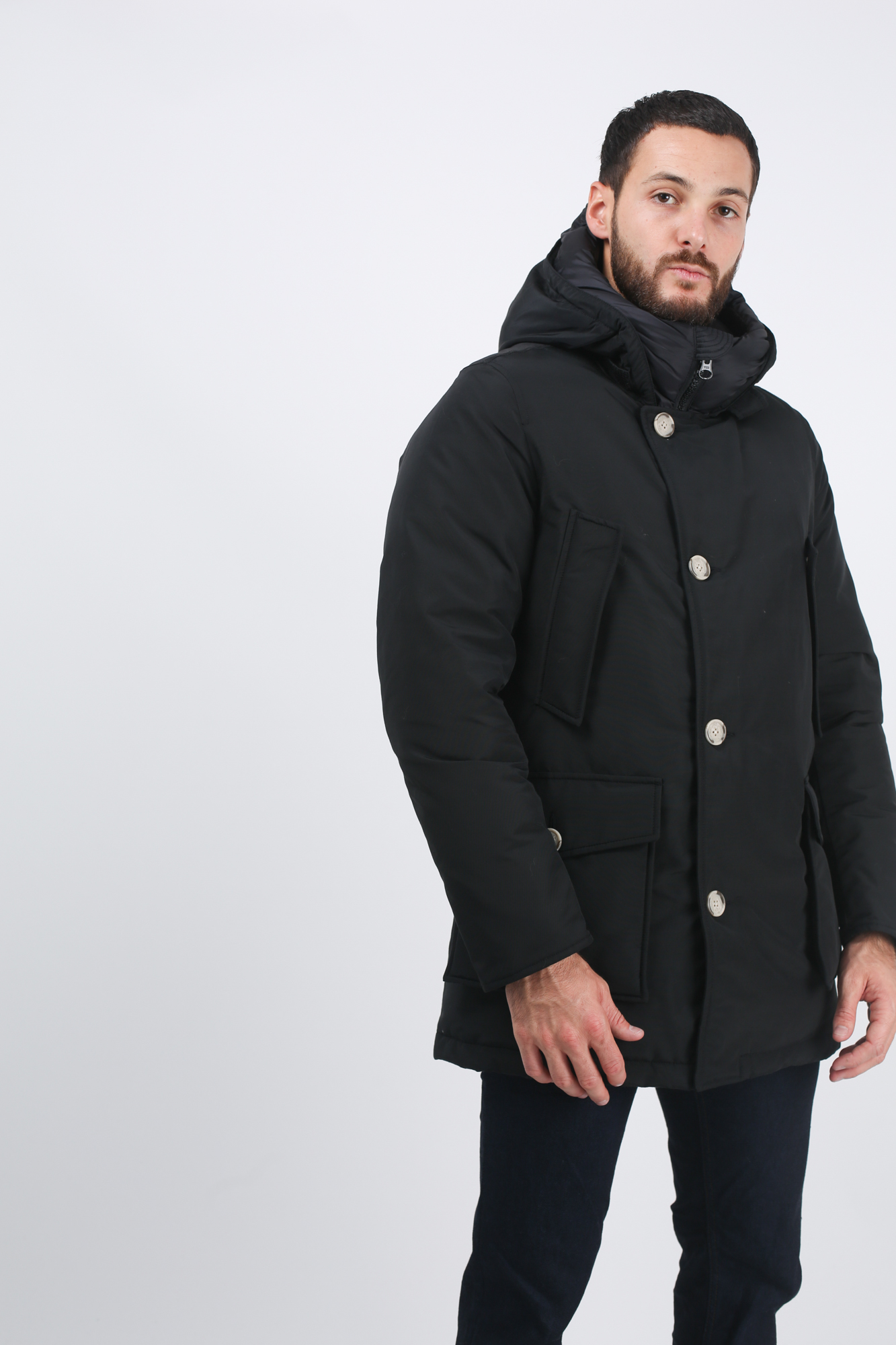 PARKA WOOLRICH NOIR WOCPS2476NF-NBL