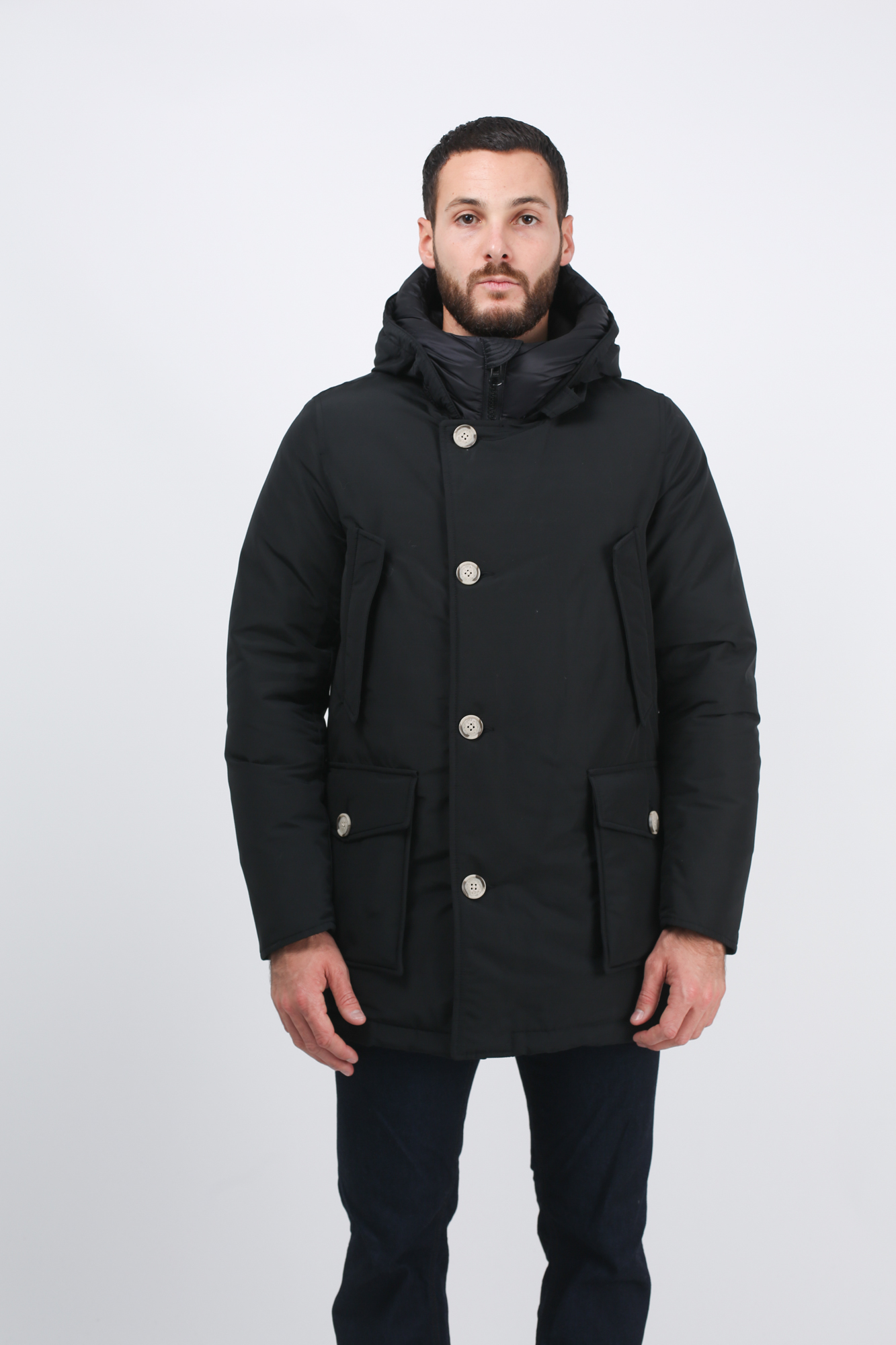 PARKA WOOLRICH NOIR WOCPS2476NF-NBL