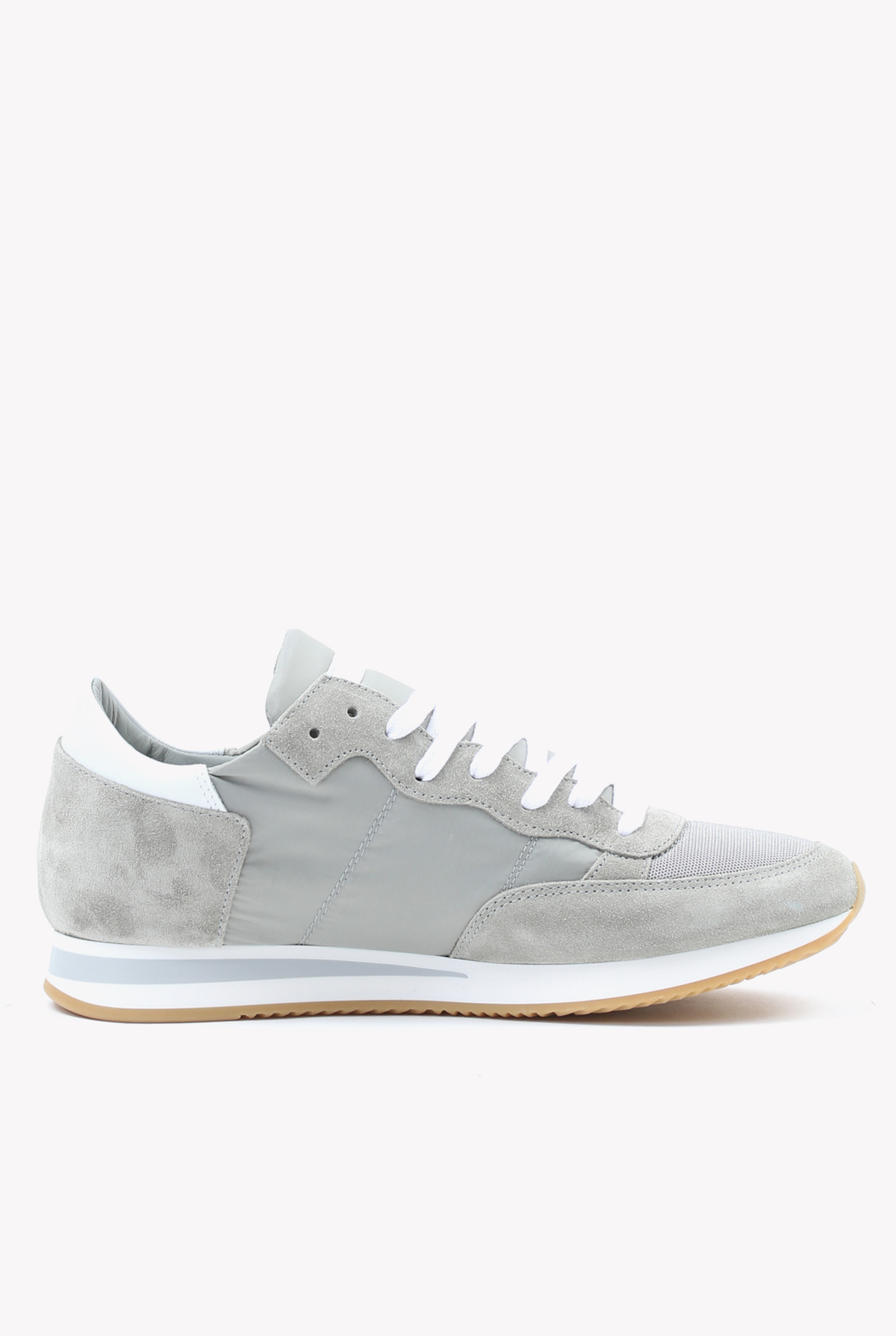 BASKETS PHILIPPE MODEL GRIS BLANC TRLU-1116