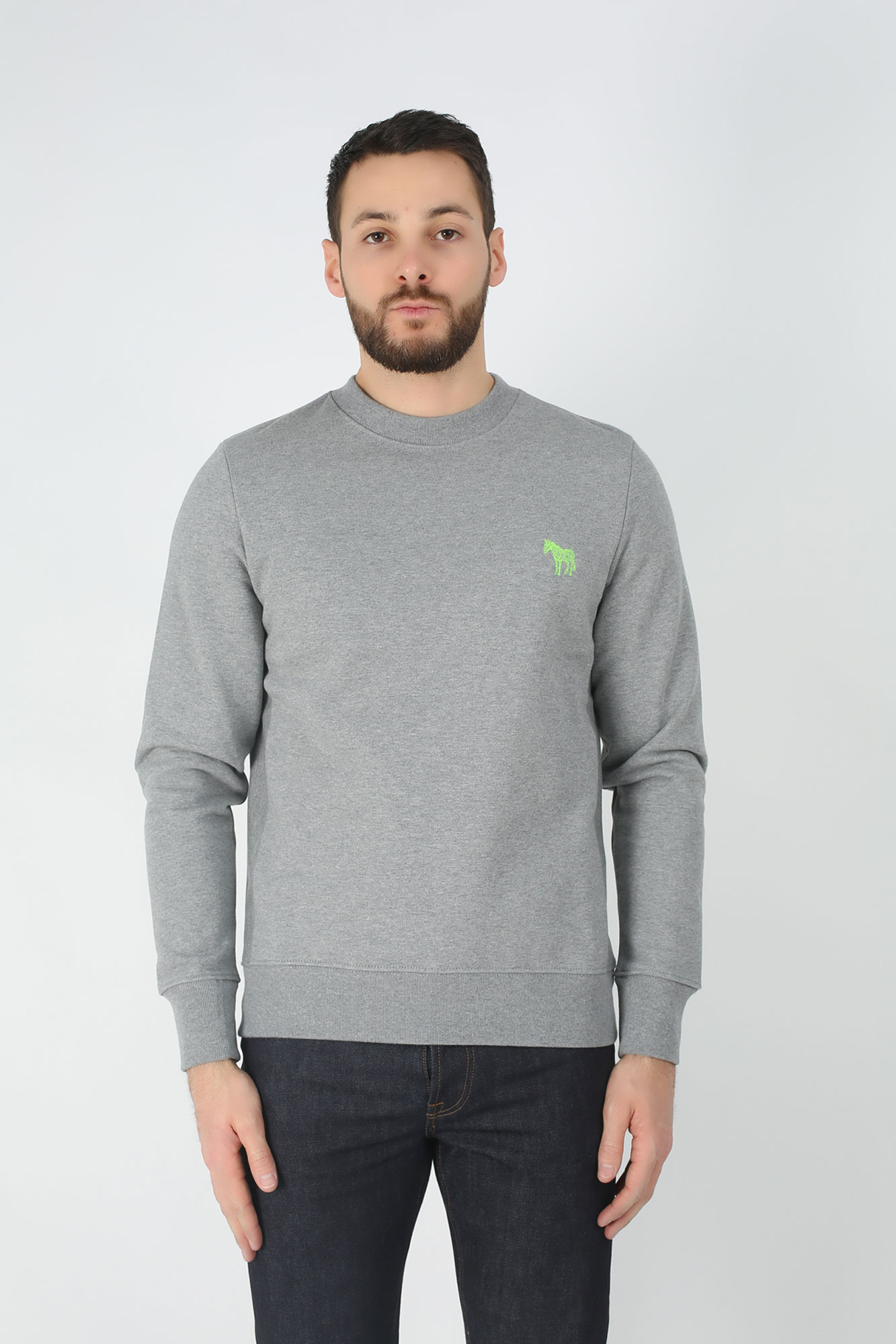 SWEAT-SHIRT PAUL SMITH GRIS 027R-AZEBEL-72