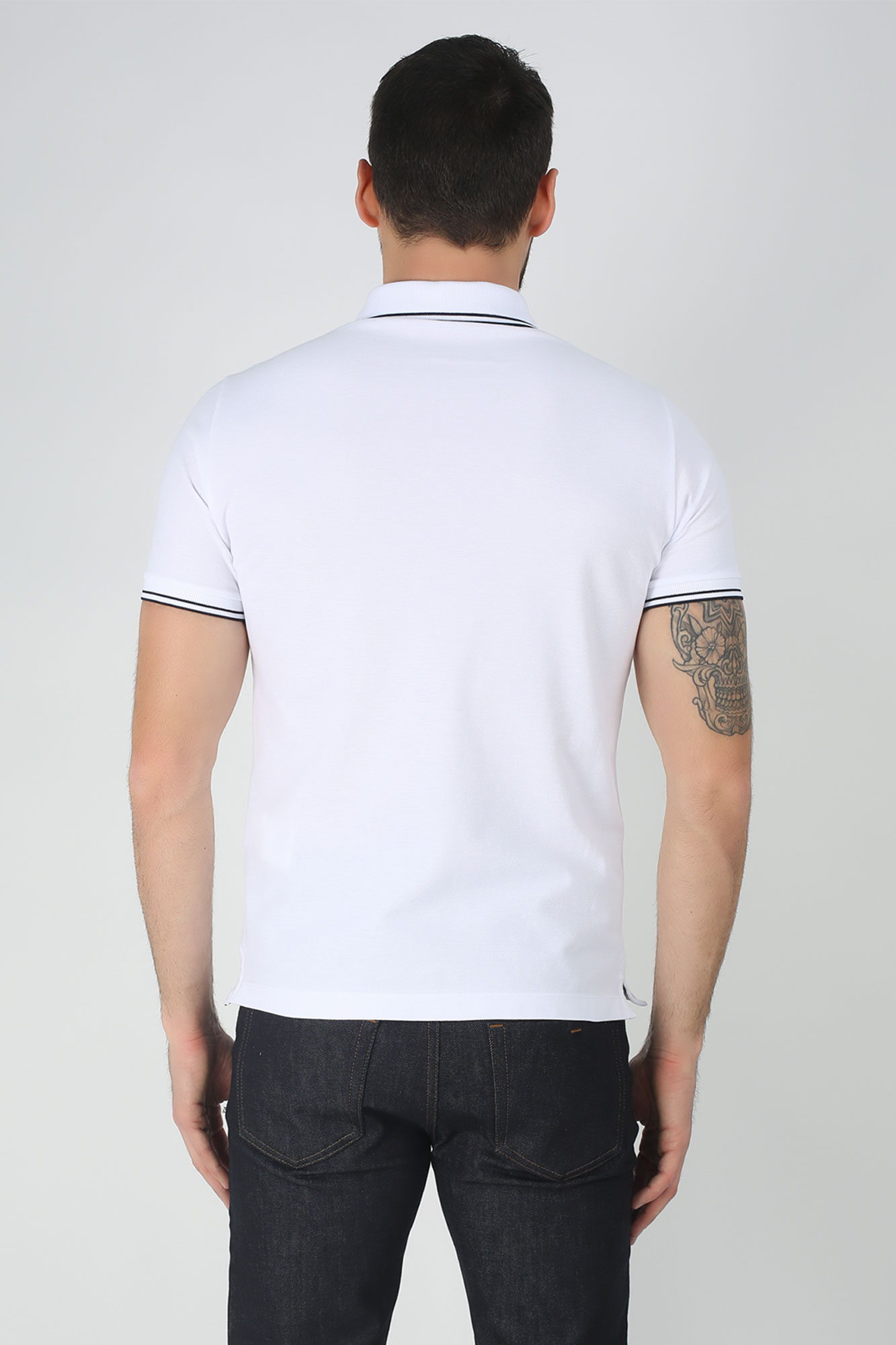 POLO STONE ISLAND BLANC 101522S18-V0001