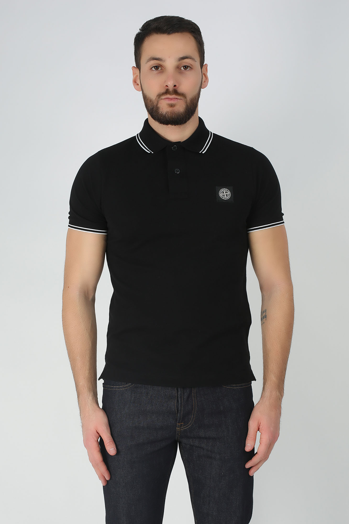 POLO STONE ISLAND NOIR 101522S18-V0029