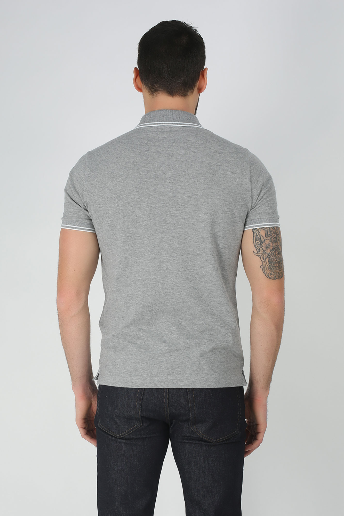 POLO STONE ISLAND GRIS 101522S18-V1064