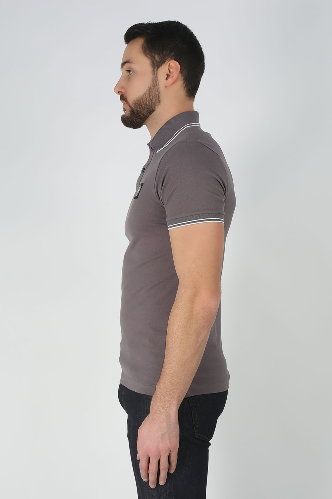 POLO STONE ISLAND BLEU GRIS 101522S18-V0063