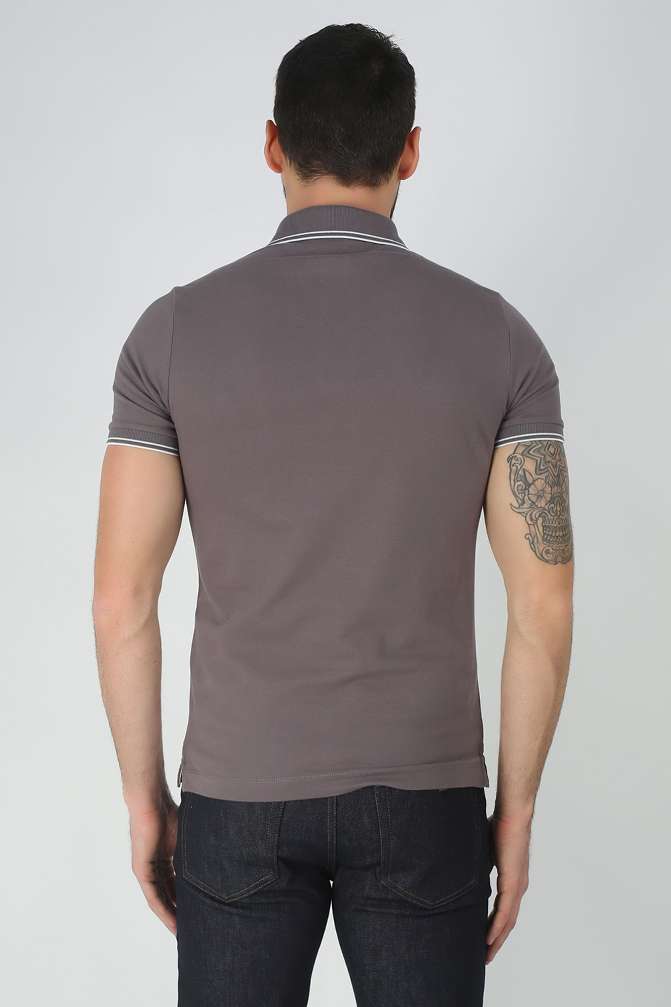 POLO STONE ISLAND BLEU GRIS 101522S18-V0063