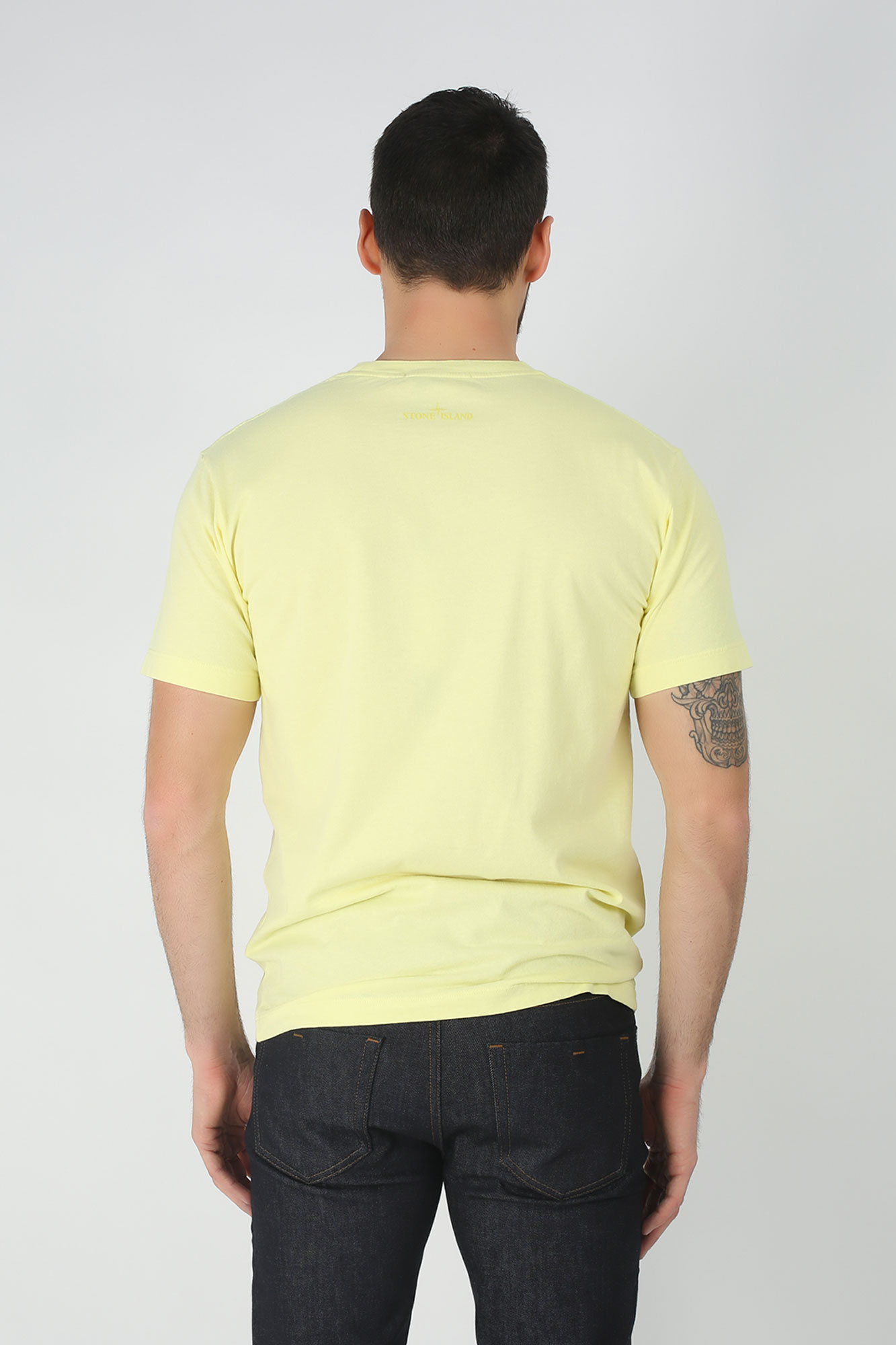 T-SHIRT STONE ISLAND JAUNE 70152NS88-V0031