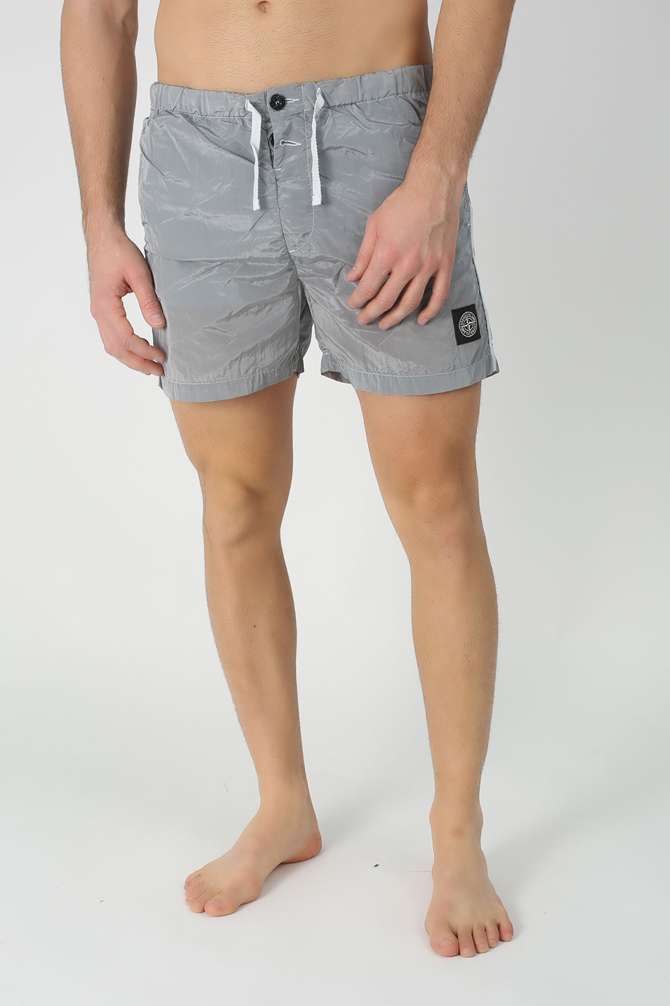 MAILLOT DE BAIN STONE ISLAND GRIS 7015B0643-V0061