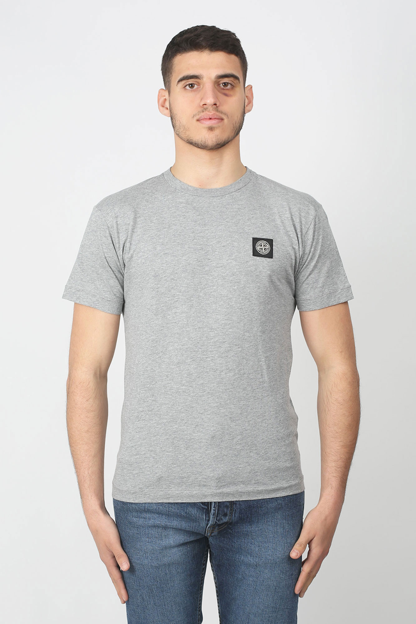 T-SHIRT STONE ISLAND GRIS 701524113-V1064