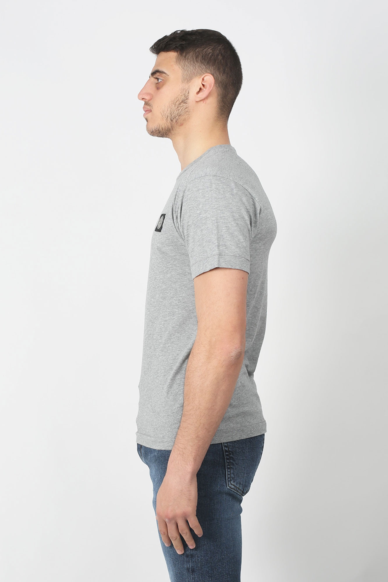 T-SHIRT STONE ISLAND GRIS 701524113-V1064