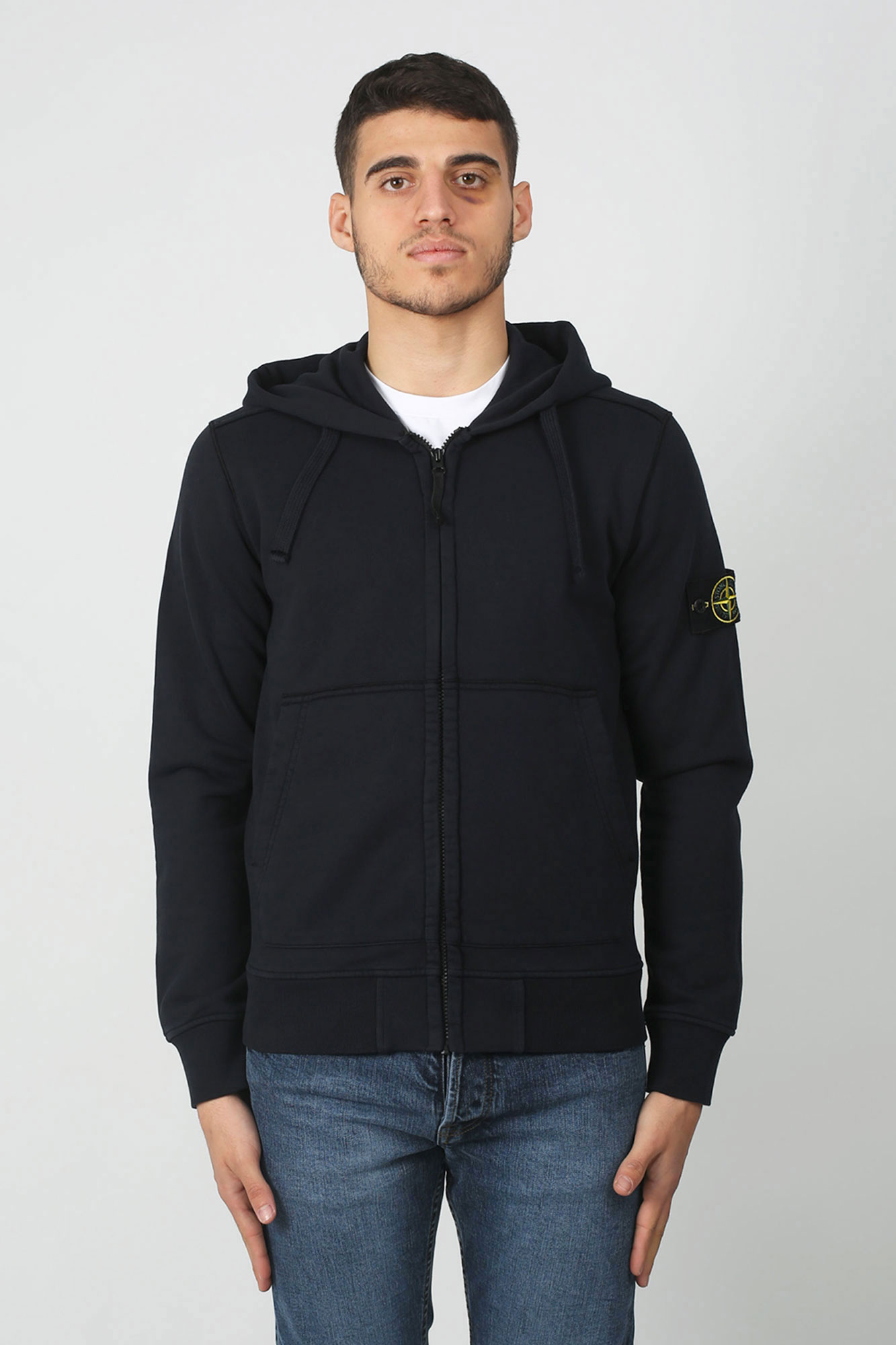 SWEAT-SHIRT ZIPP&Eacute; STONE ISLAND MARINE 701560251-V0020