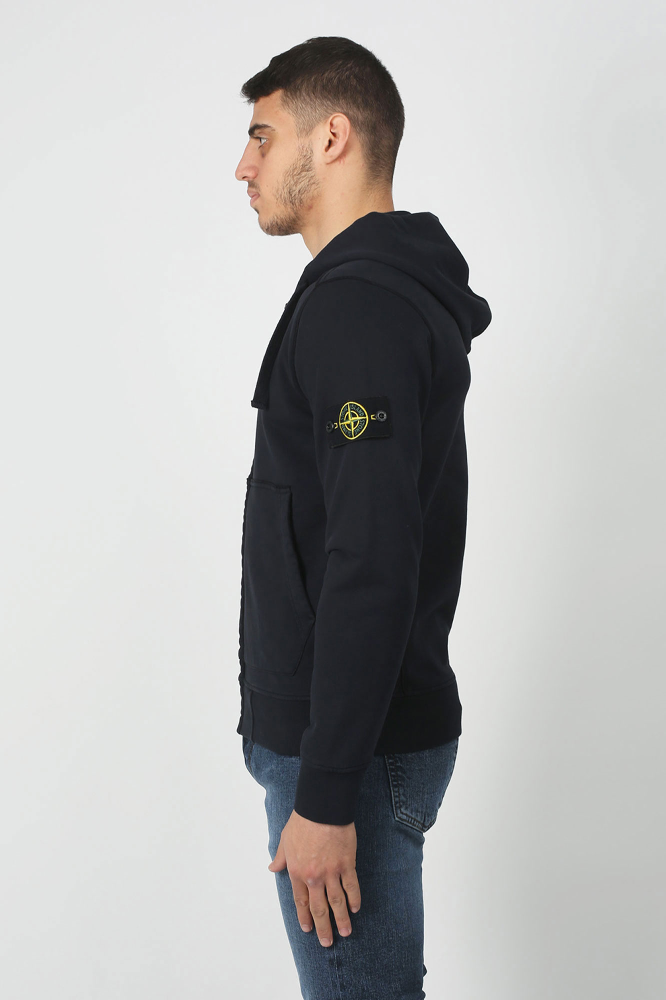 SWEAT-SHIRT ZIPP&Eacute; STONE ISLAND MARINE 701560251-V0020