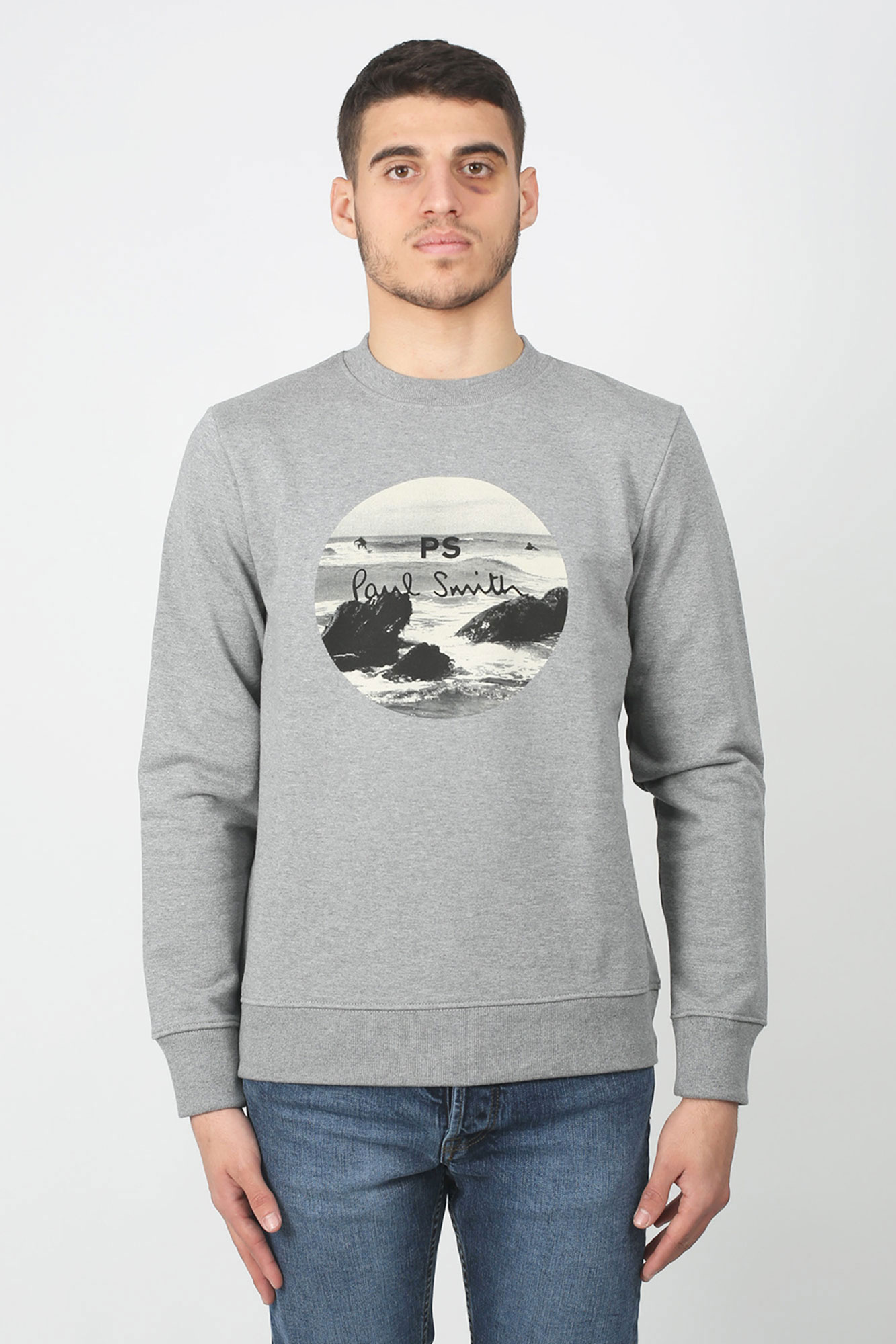 SWEAT-SHIRT PAUL SMITH GRIS 027R-AP1028-72