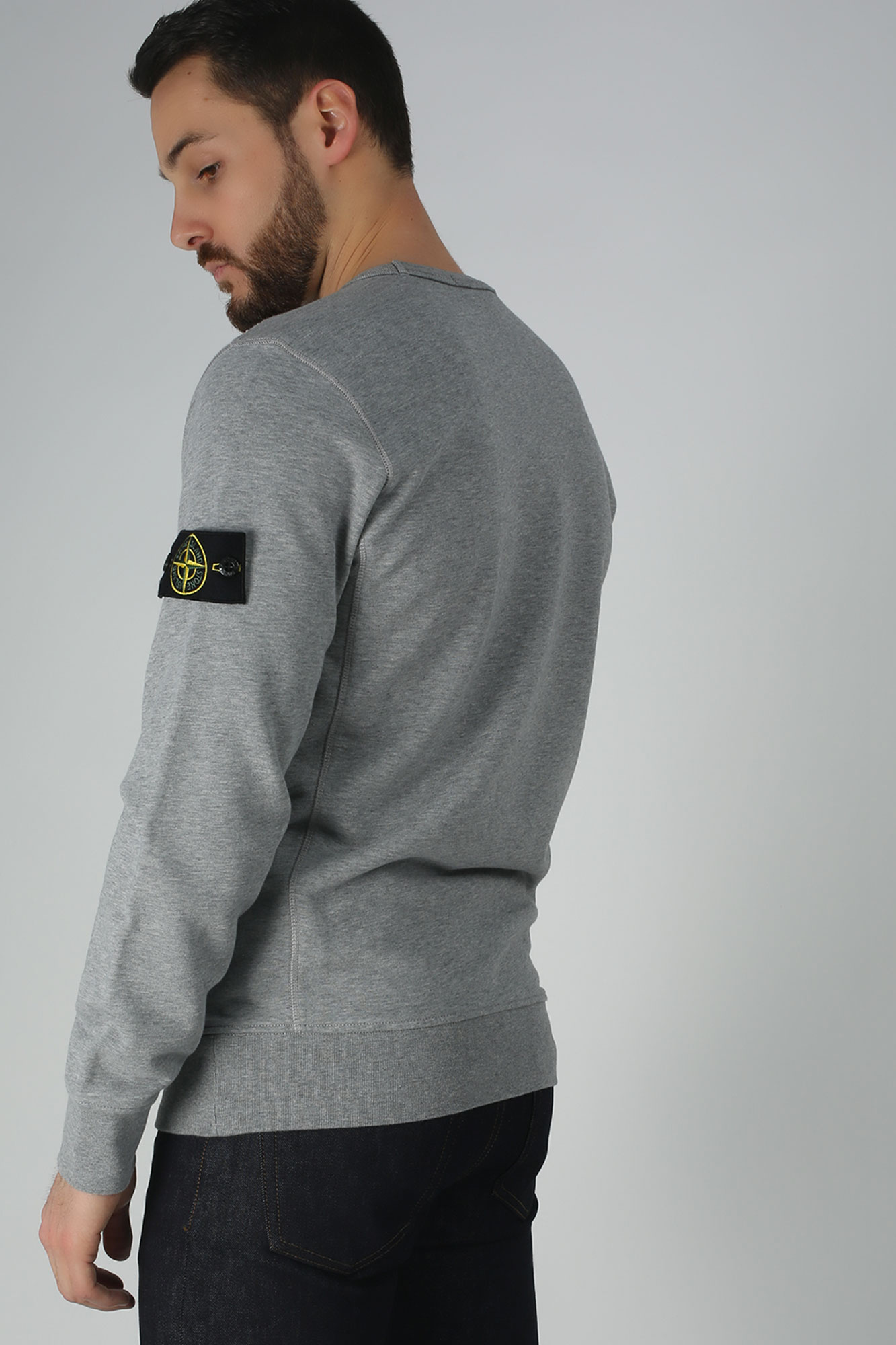 SWEAT-SHIRT STONE ISLAND GRIS 701562751-V1064