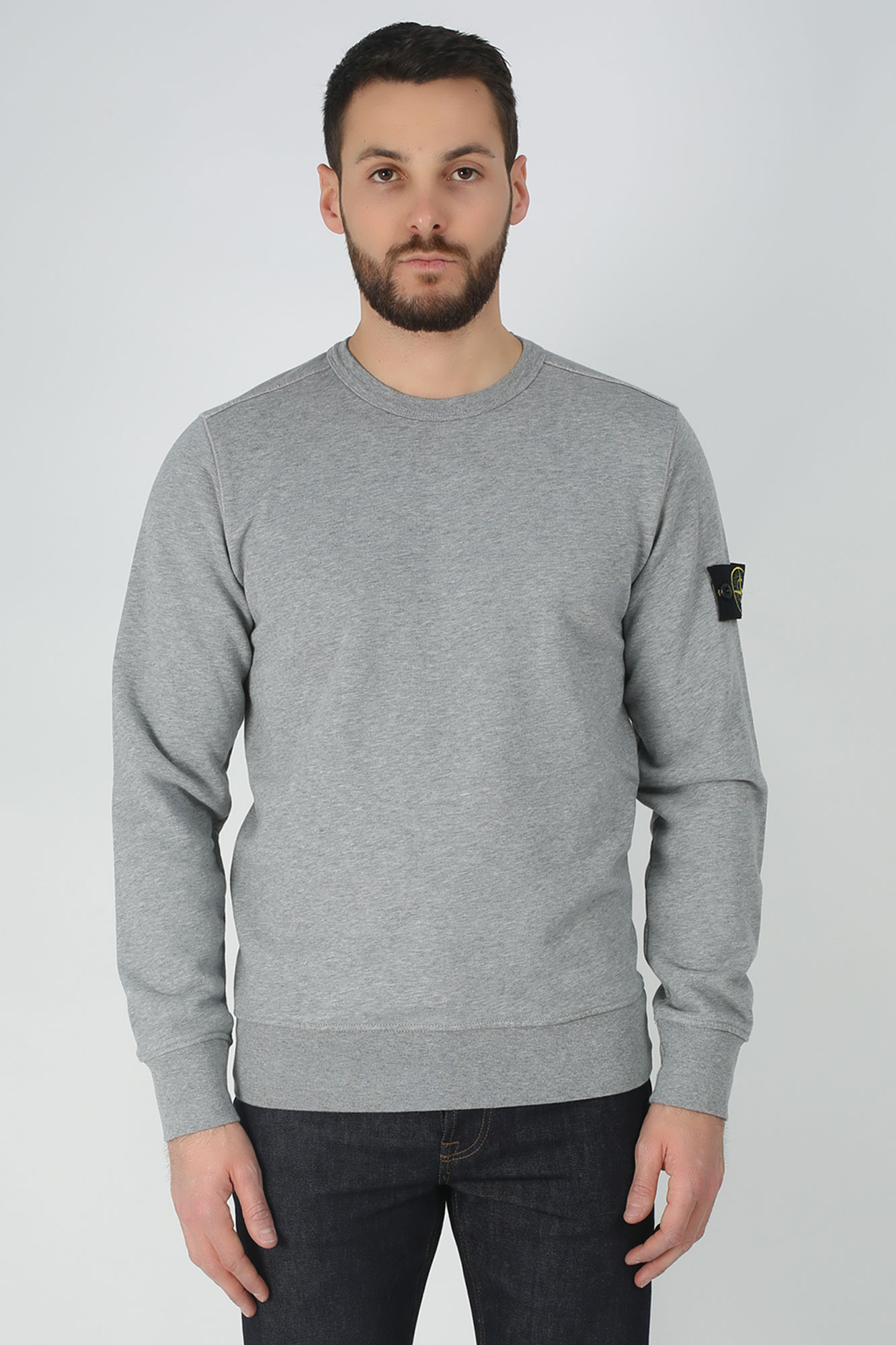 SWEAT-SHIRT STONE ISLAND GRIS 701562751-V1064