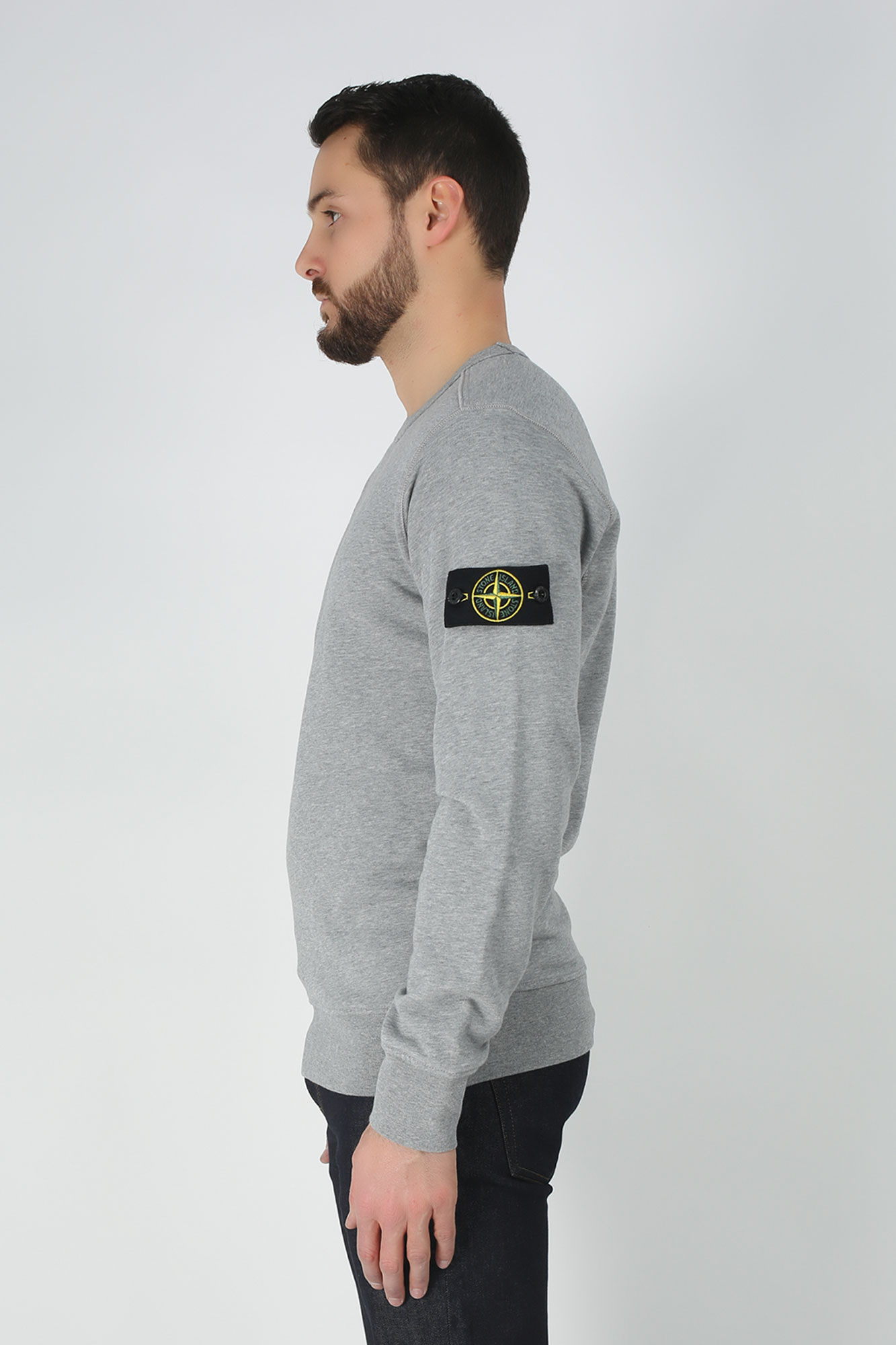 SWEAT-SHIRT STONE ISLAND GRIS 701562751-V1064