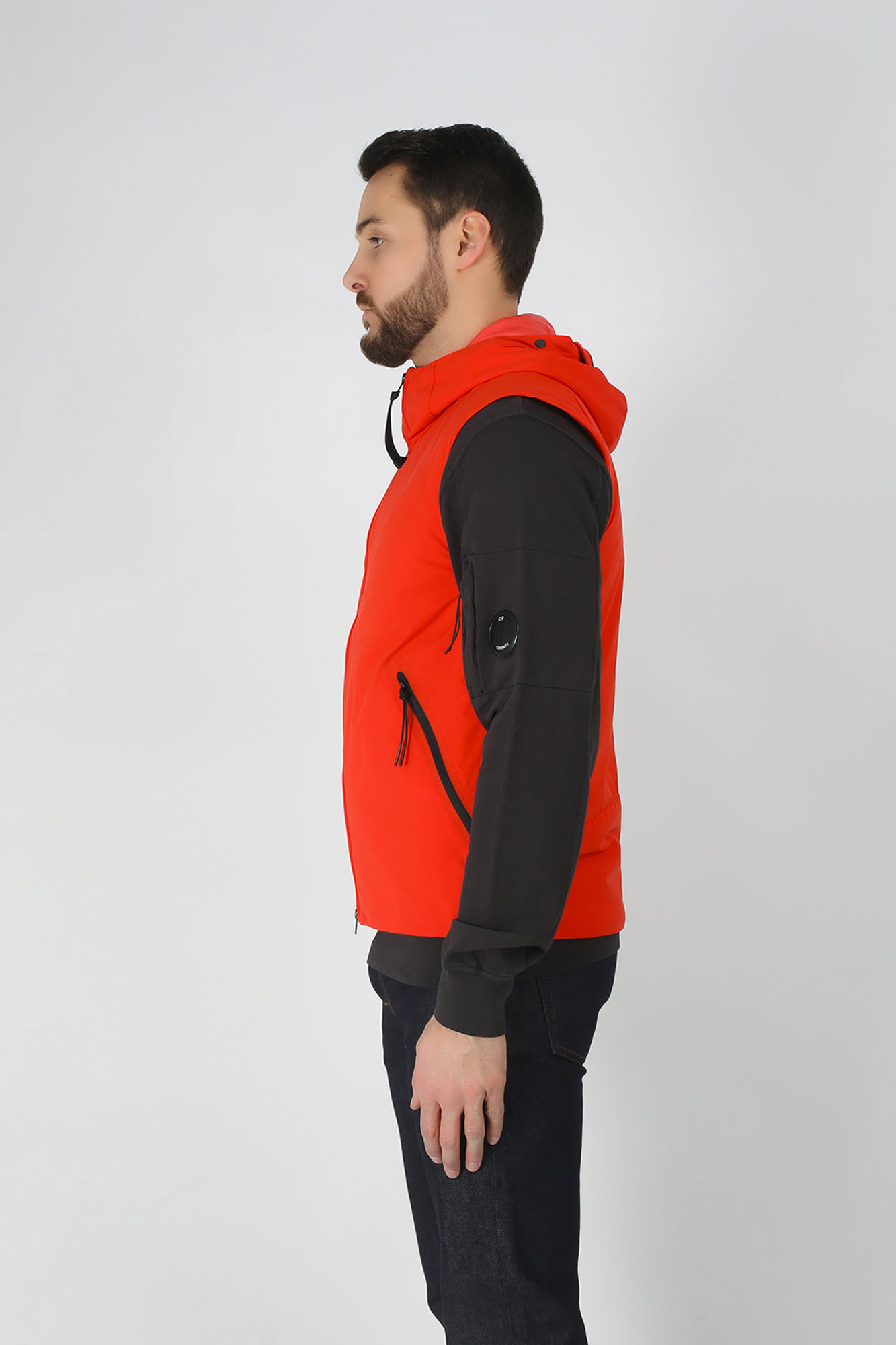 GILET C.P. COMPANY SANS MANCHE CORAIL W022A-4117A-547