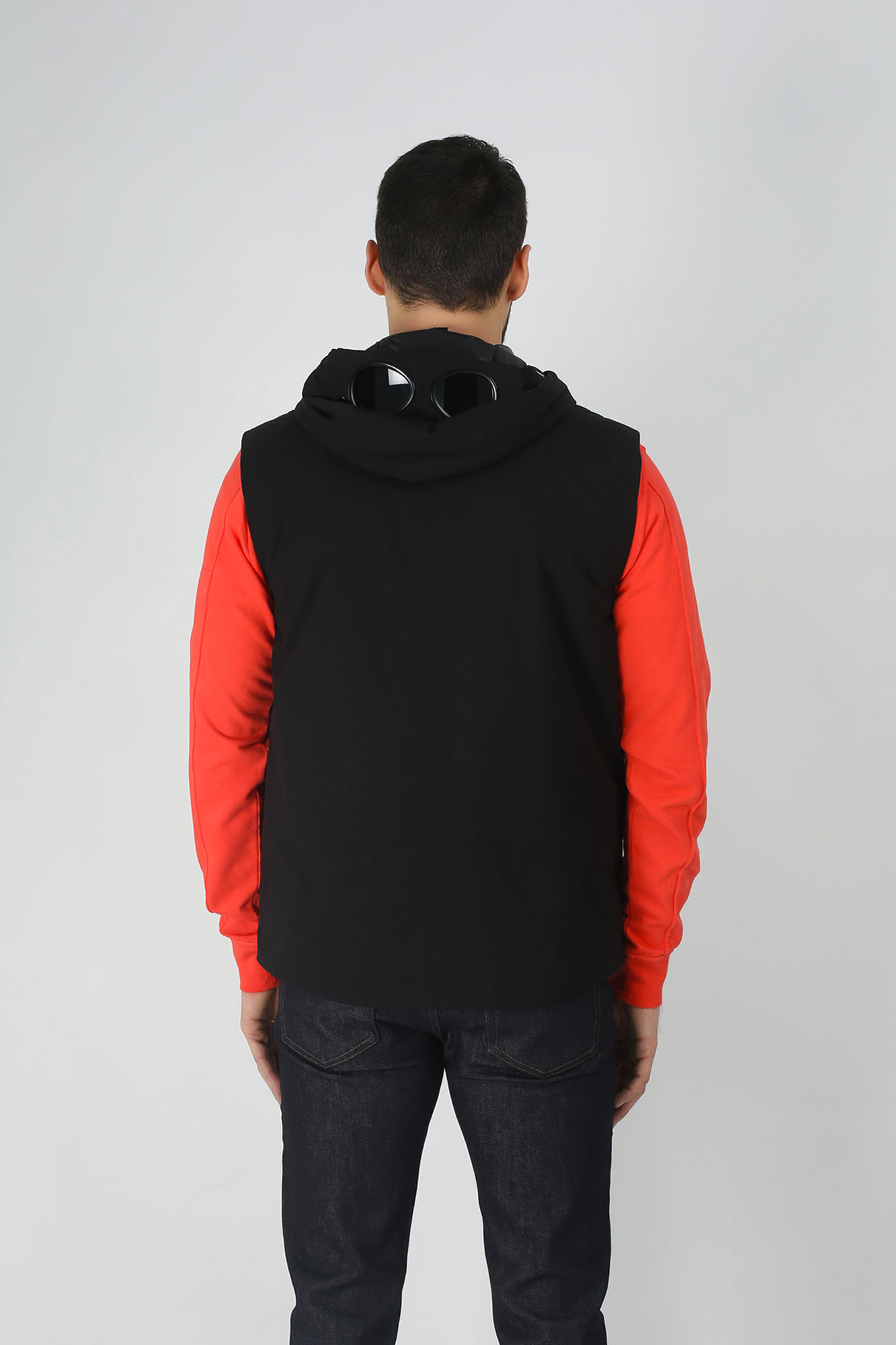 GILET C.P. COMPANY SANS MANCHE NOIR W022A-4117A-999