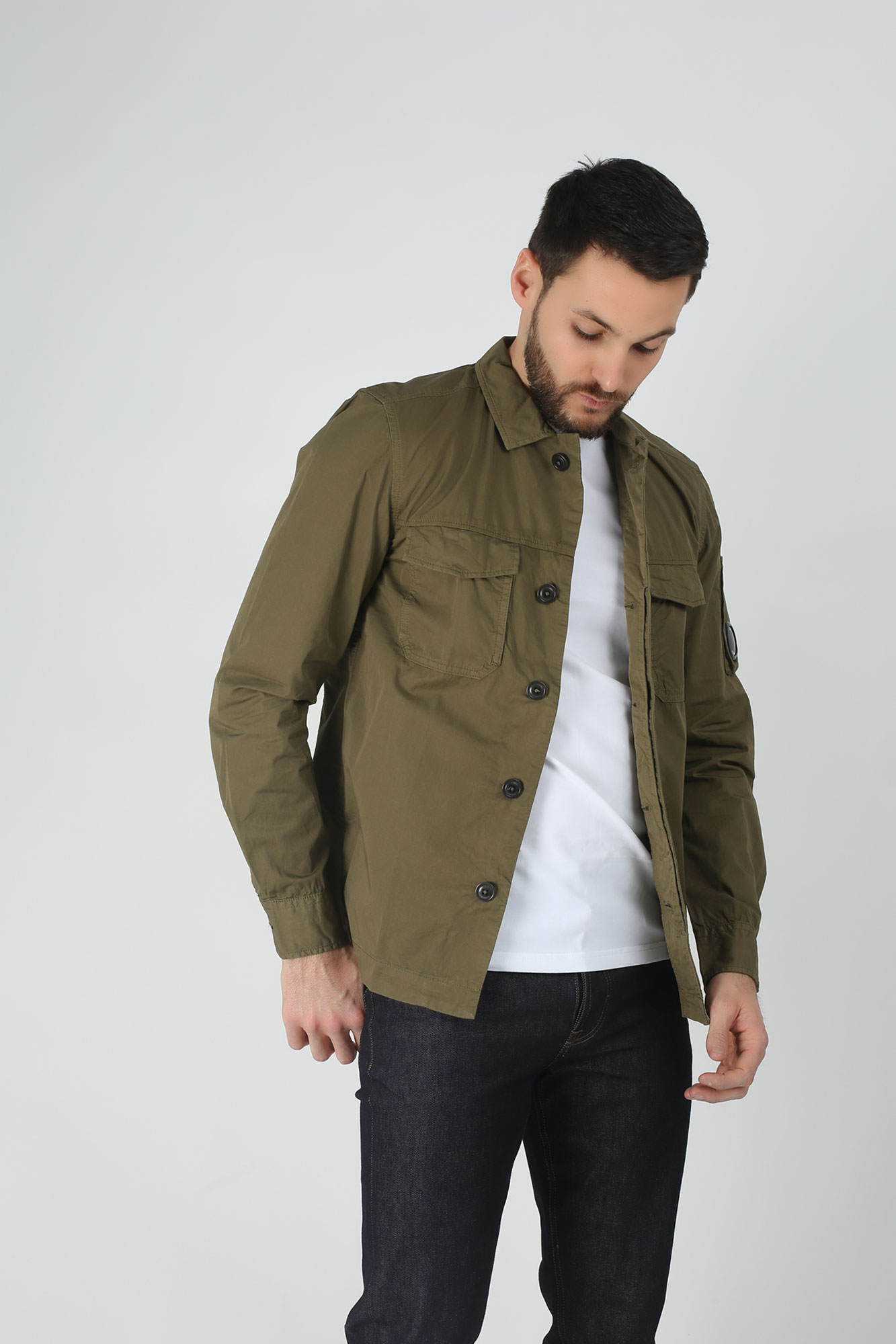 SURCHEMISE C.P. COMPANY KAKI H071A-5383O-672