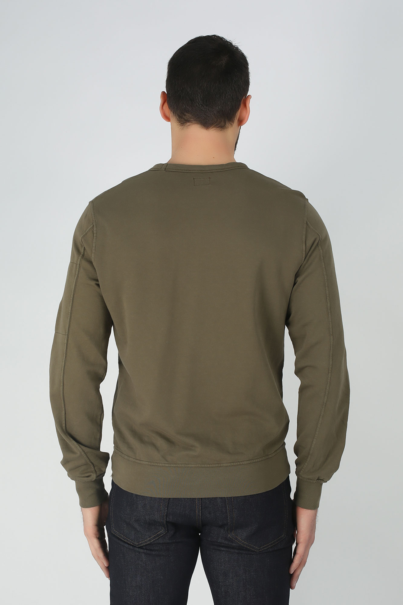SWEAT-SHIRT C.P. COMPANY KAKI S047A-2246G-672