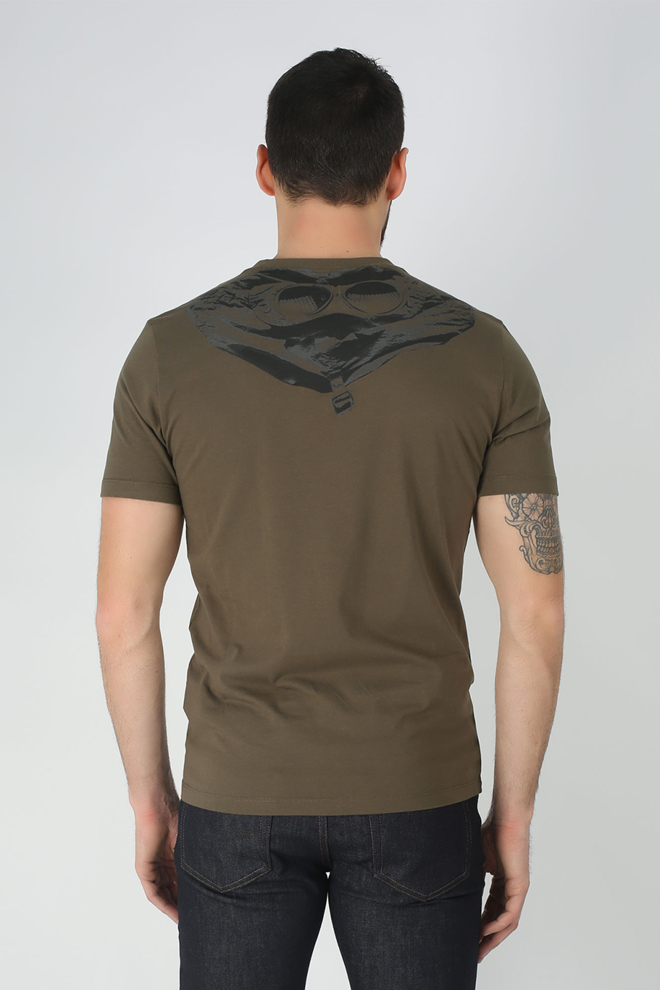 T-SHIRT C.P. COMPANY KAKI S043A-5100W-672