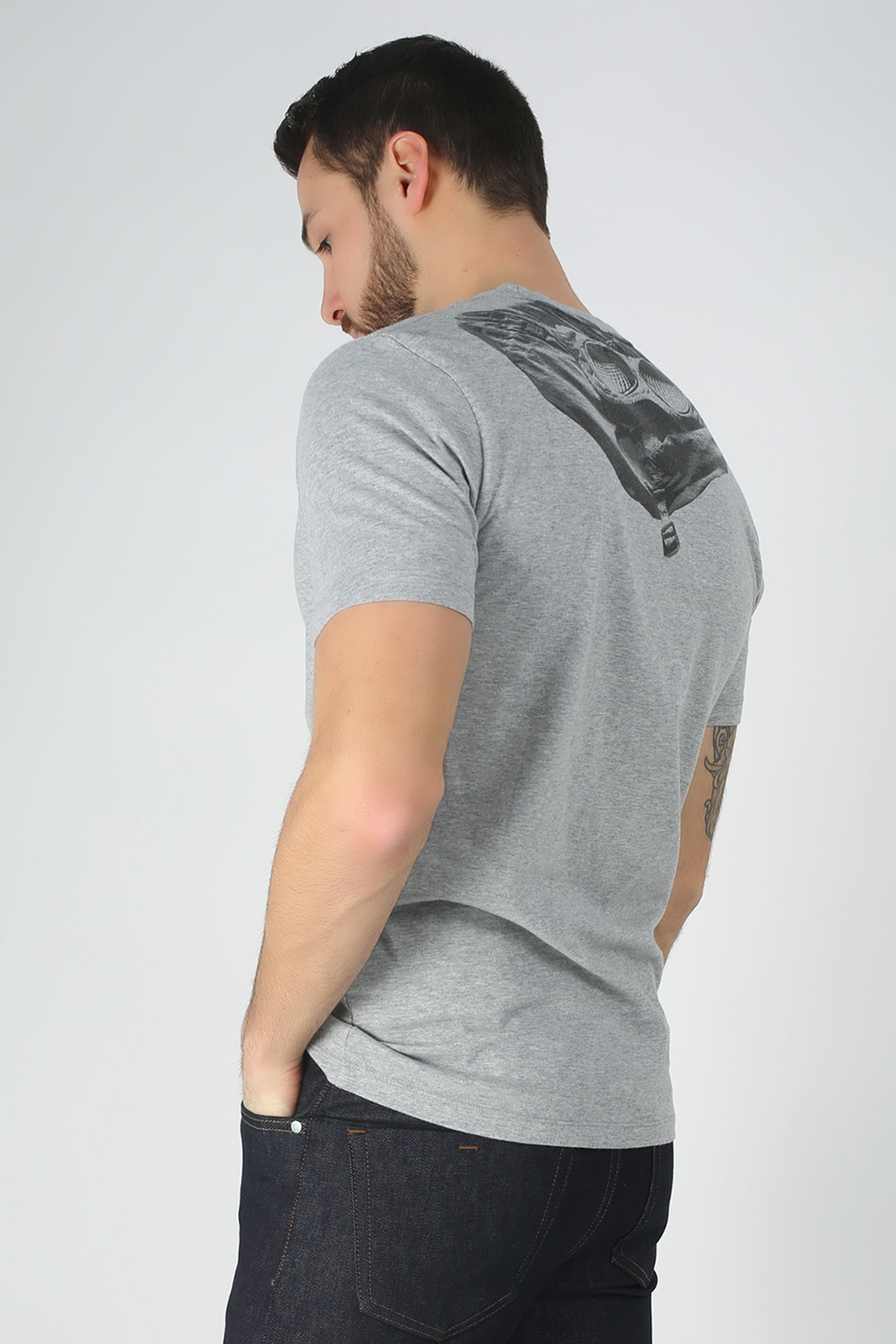 T-SHIRT C.P. COMPANY GRIS S043A-5100W-M93