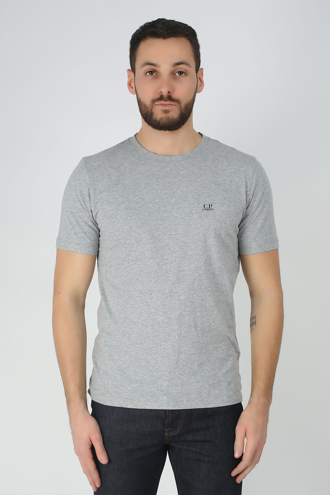 T-SHIRT C.P. COMPANY GRIS S043A-5100W-M93