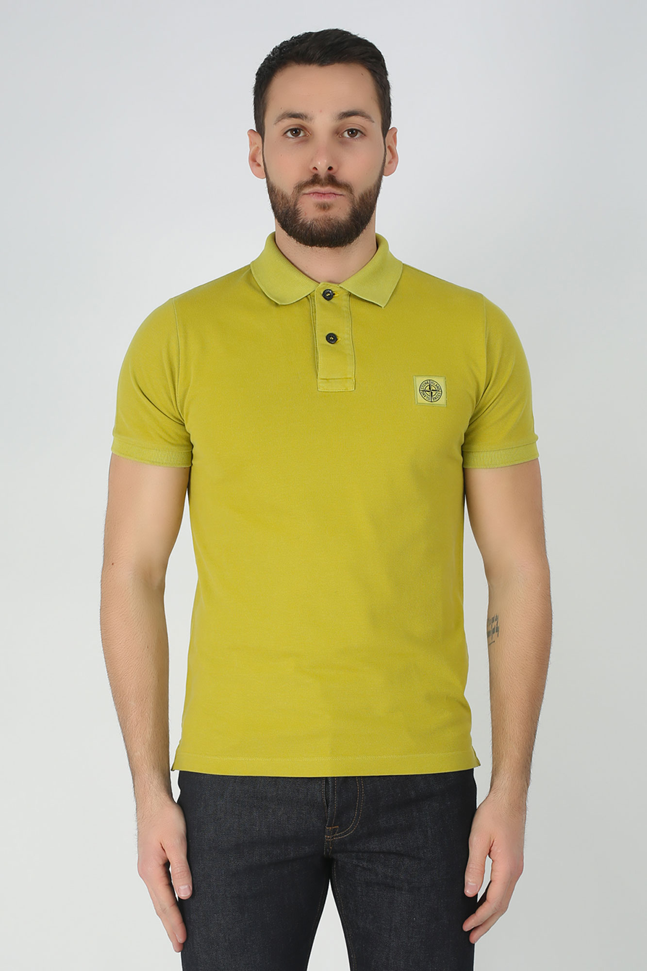POLO STONE ISLAND VERT 701522S67-V0038
