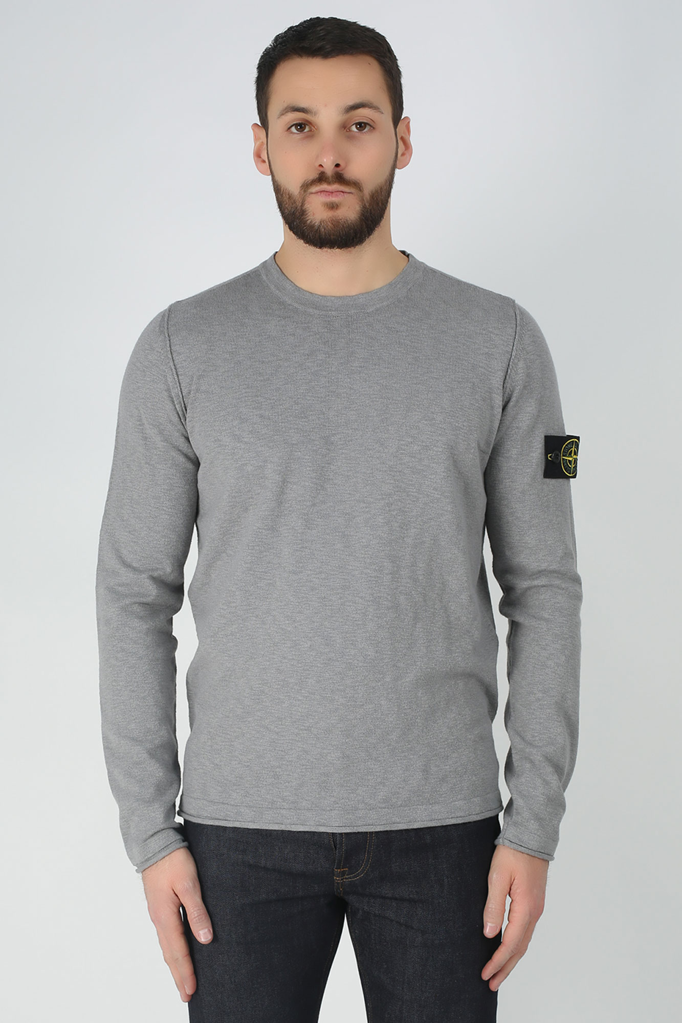 PULL STONE ISLAND GRIS 7015502B0-V0061