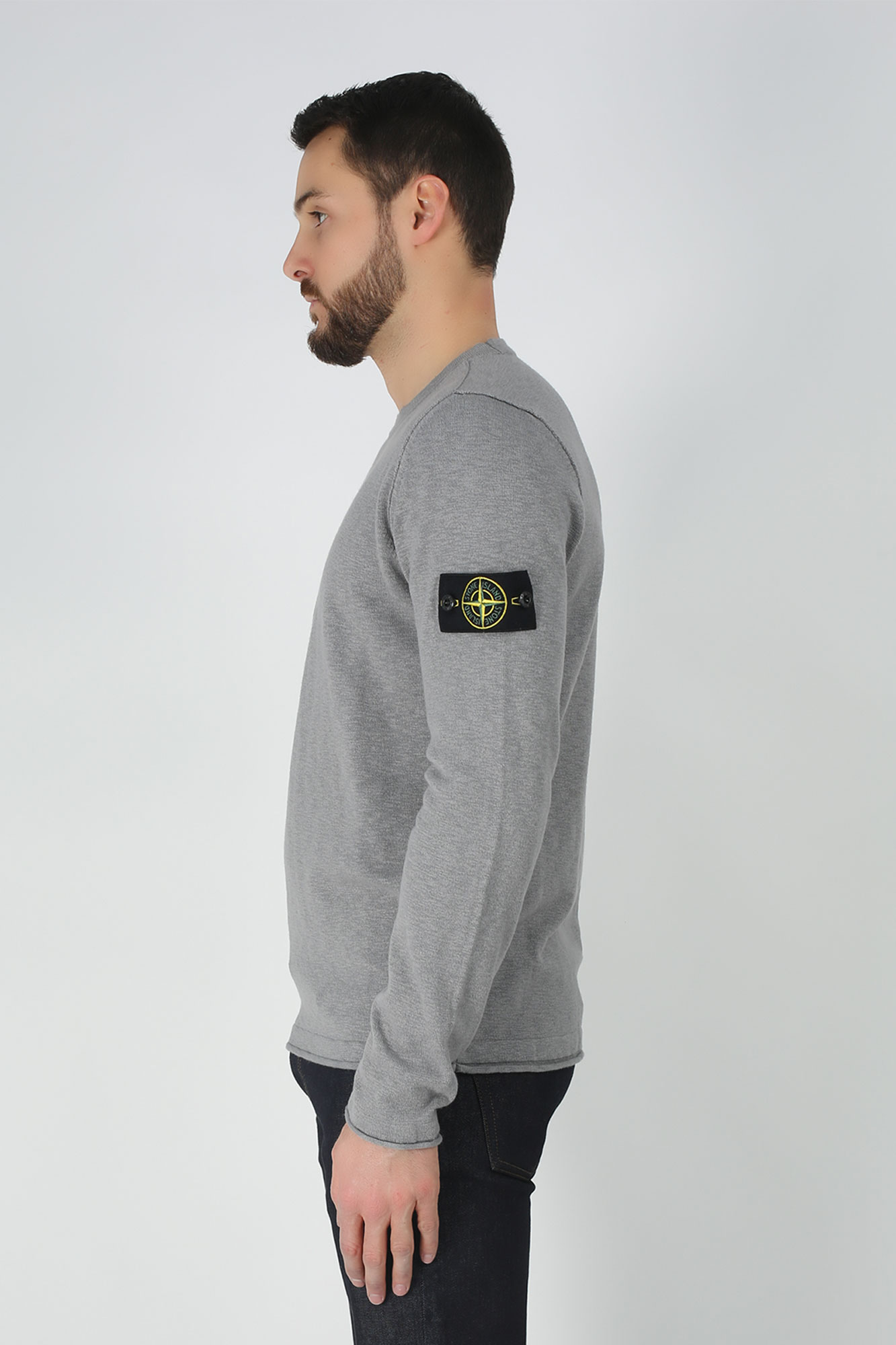 PULL STONE ISLAND GRIS 7015502B0-V0061