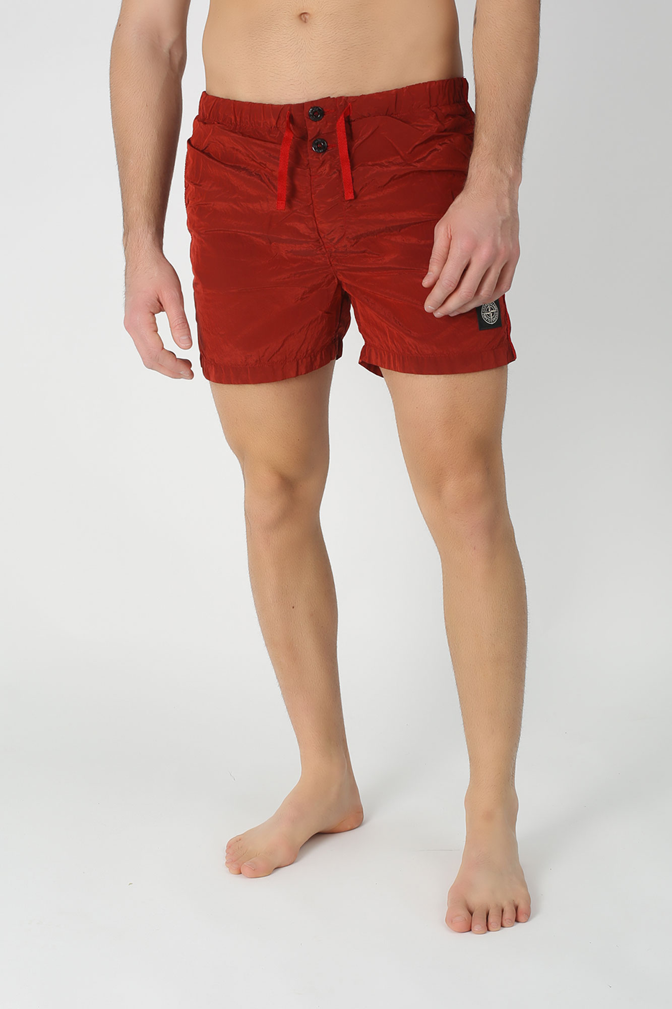 MAILLOT DE BAIN STONE ISLAND ROUGE 7015B0643-V0015