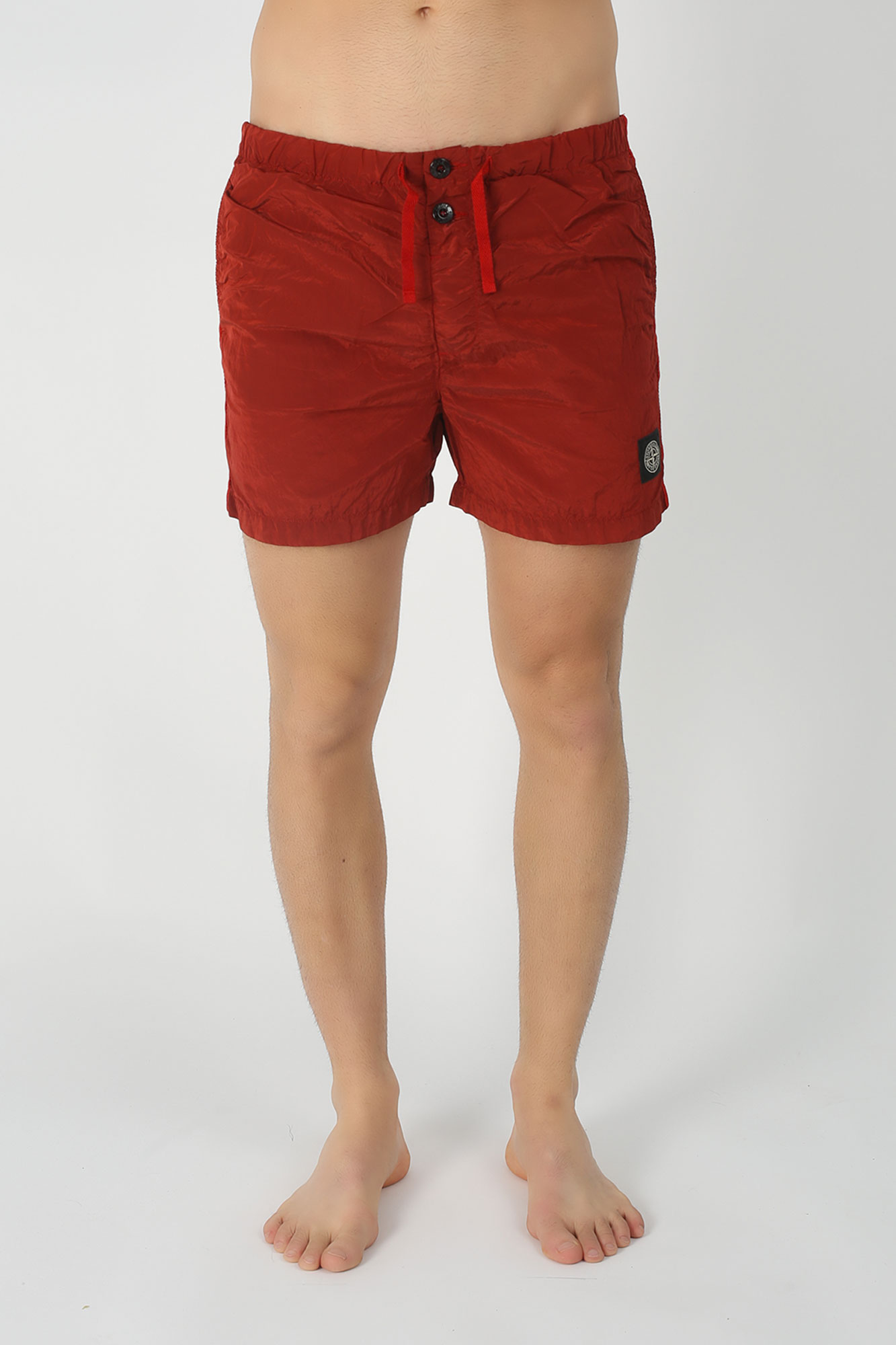 MAILLOT DE BAIN STONE ISLAND ROUGE 7015B0643-V0015