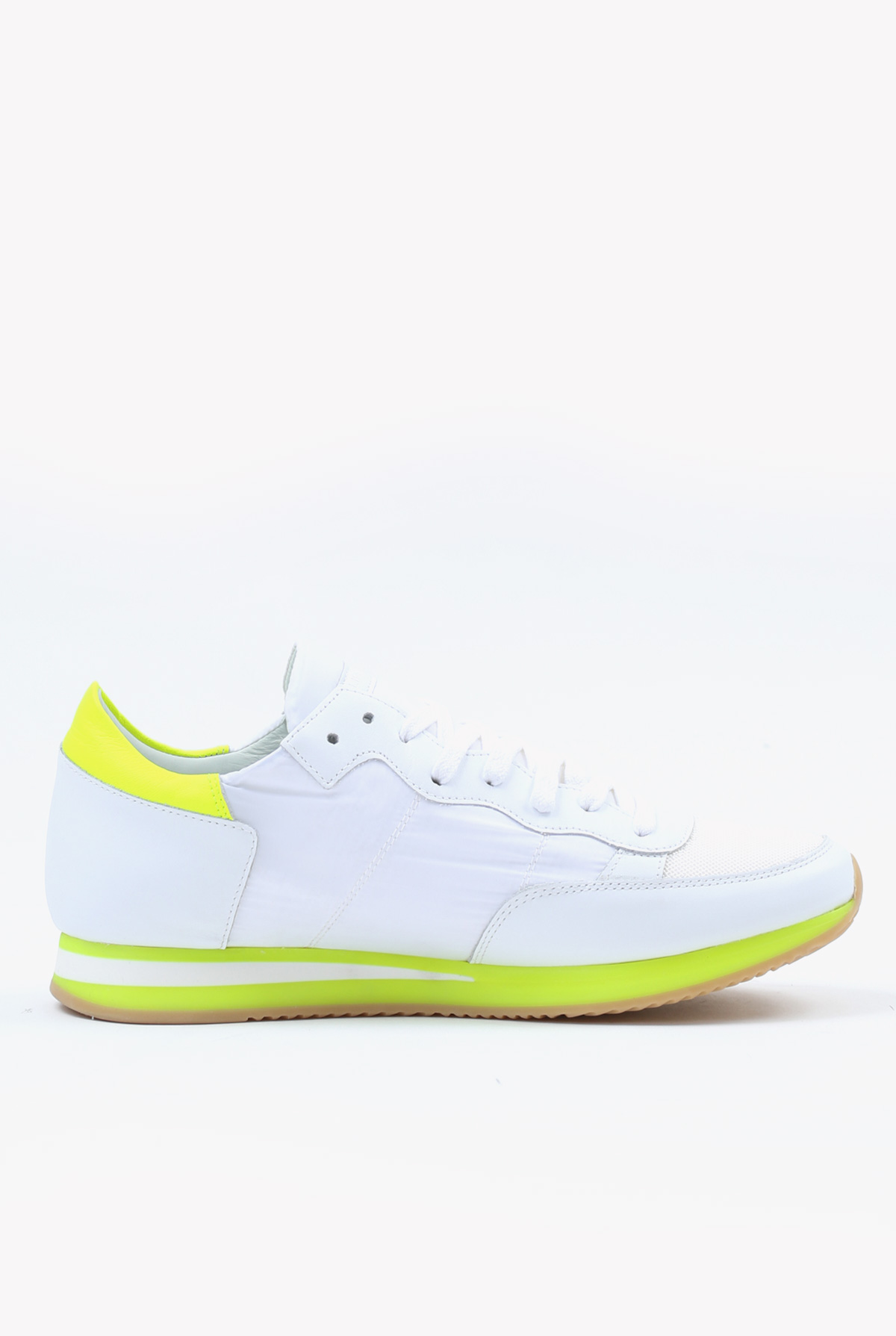 BASKETS PHILIPPE MODEL BLANC JAUNE TRLU-NV02