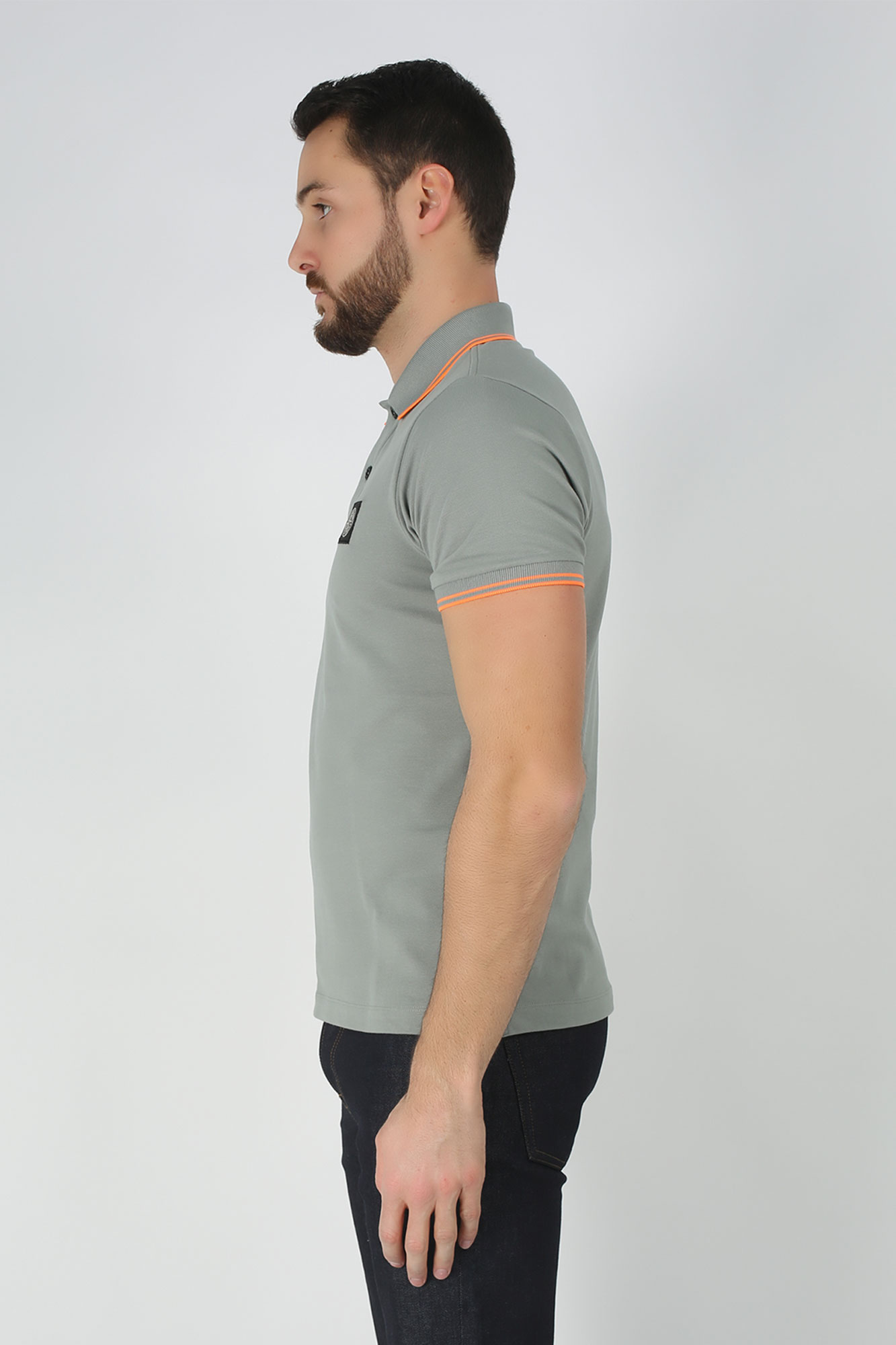 POLO STONE ISLAND VERT SAUGE 101522S18-V2055