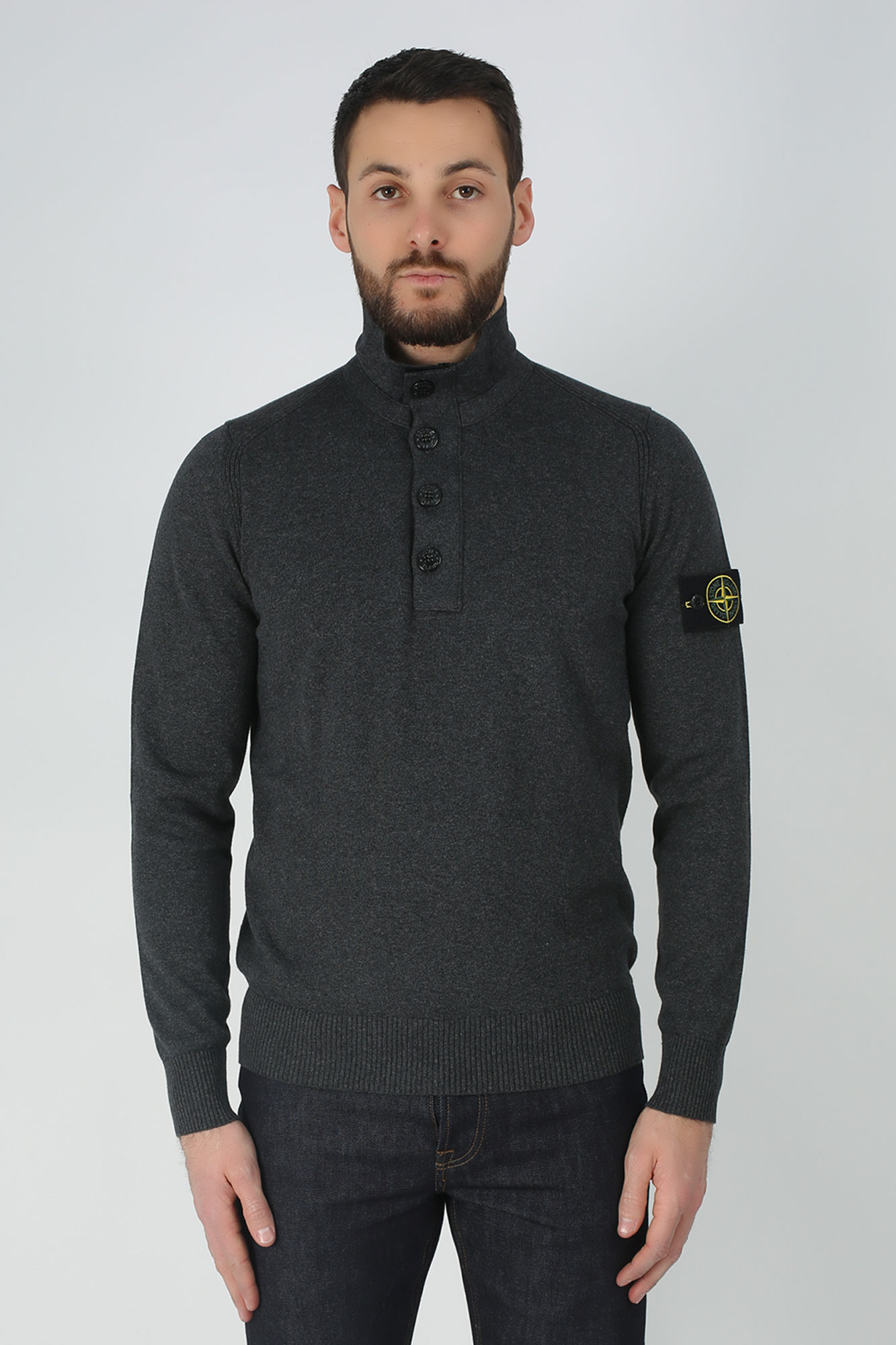 PULL STONE ISLAND ANTHRACITE 7015519B2-V0065